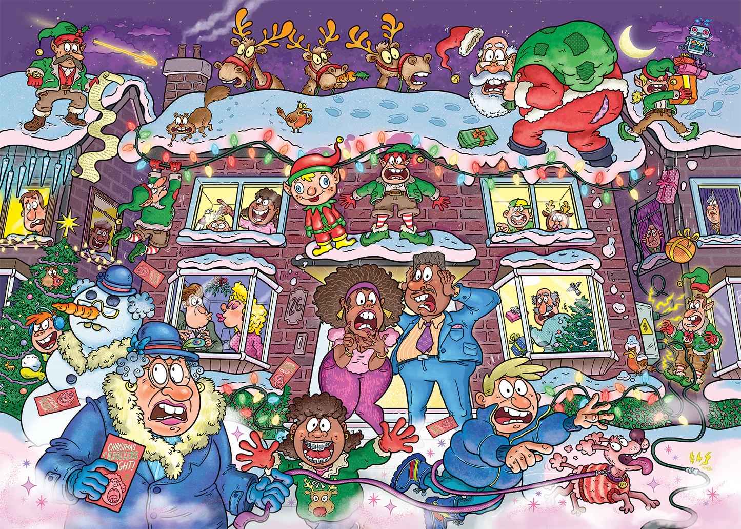Wasgij Christmas 22: Keine stille Nacht dieses Mal! (2x1000 Teile)