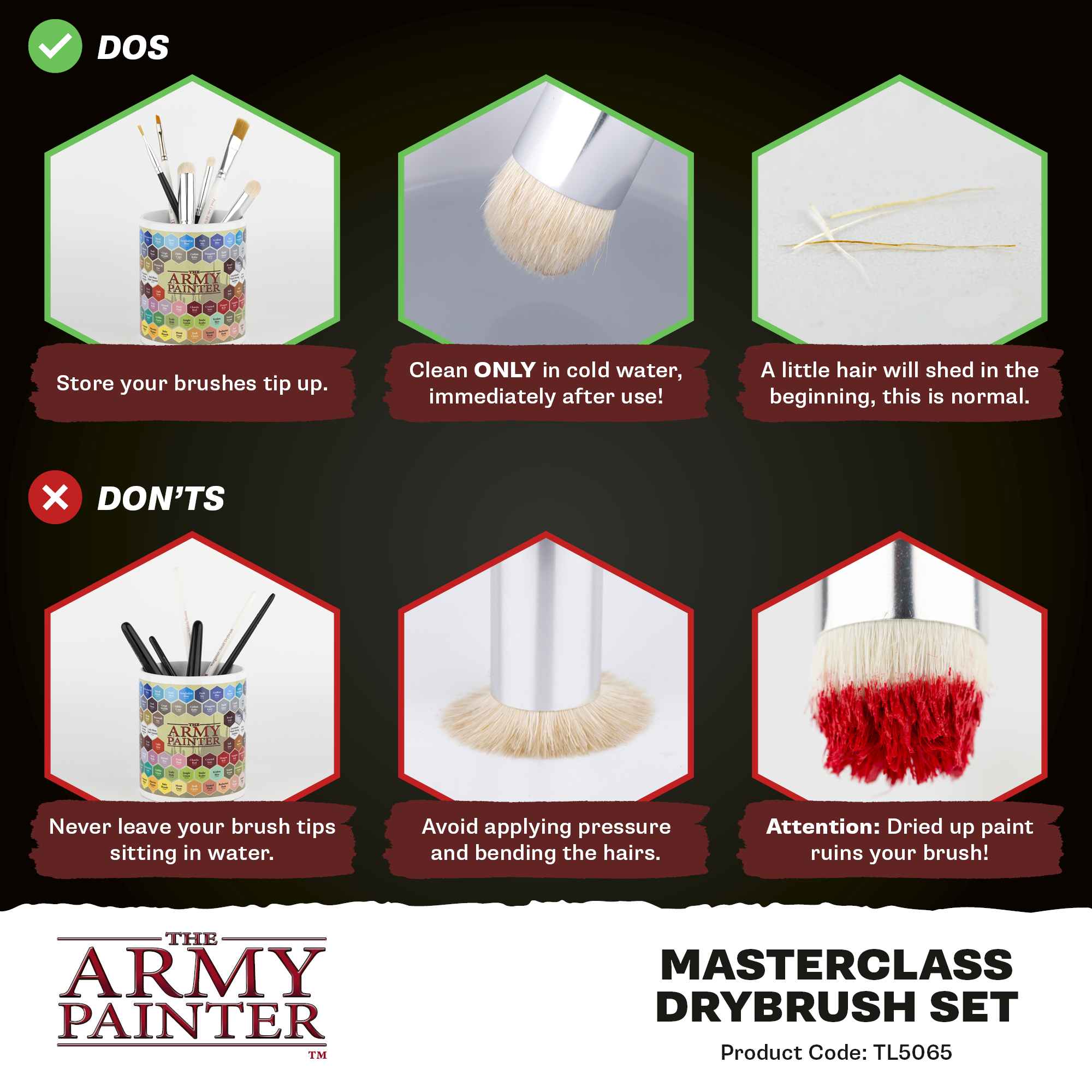 Army Painter Masterclass Drybrush Set *new*