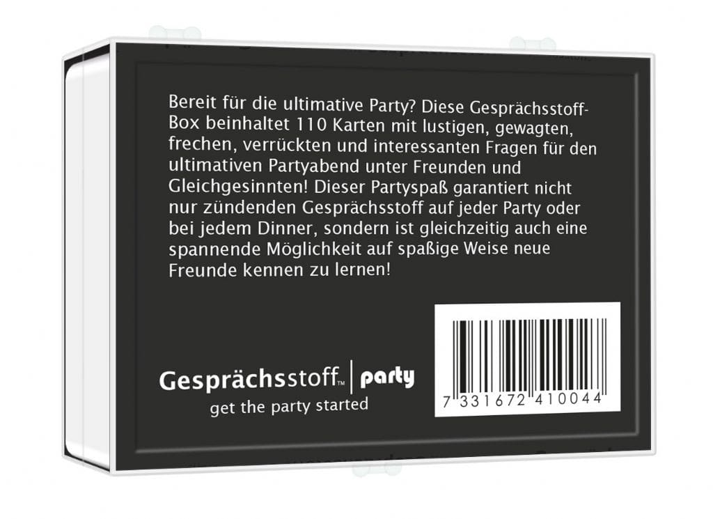 Gesprächsstoff – Party