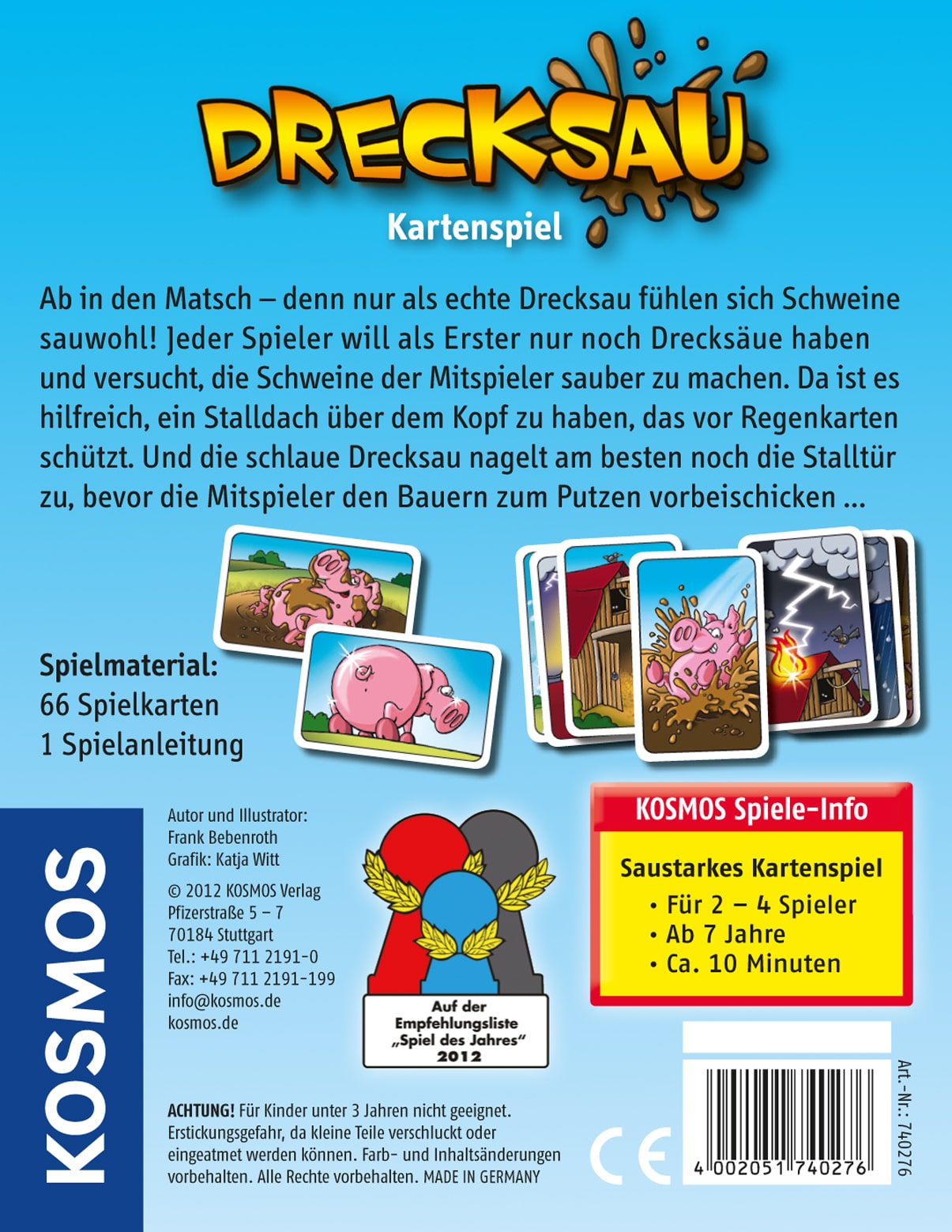 Drecksau – Kartenspiel