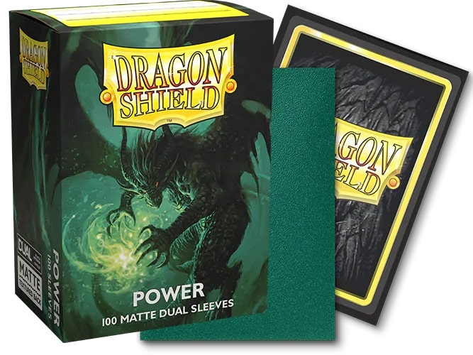 Dragon Shield: Matte – Dual Power (Metallic Green)