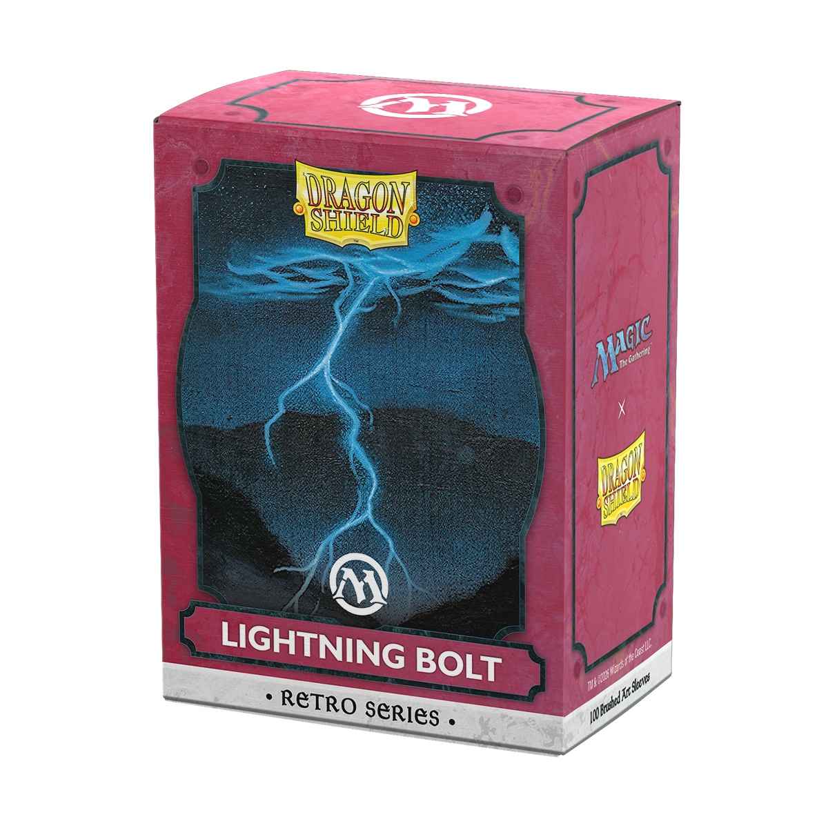 Dragon Shield: Brushed Art – Magic: Lightning Bolt (100)