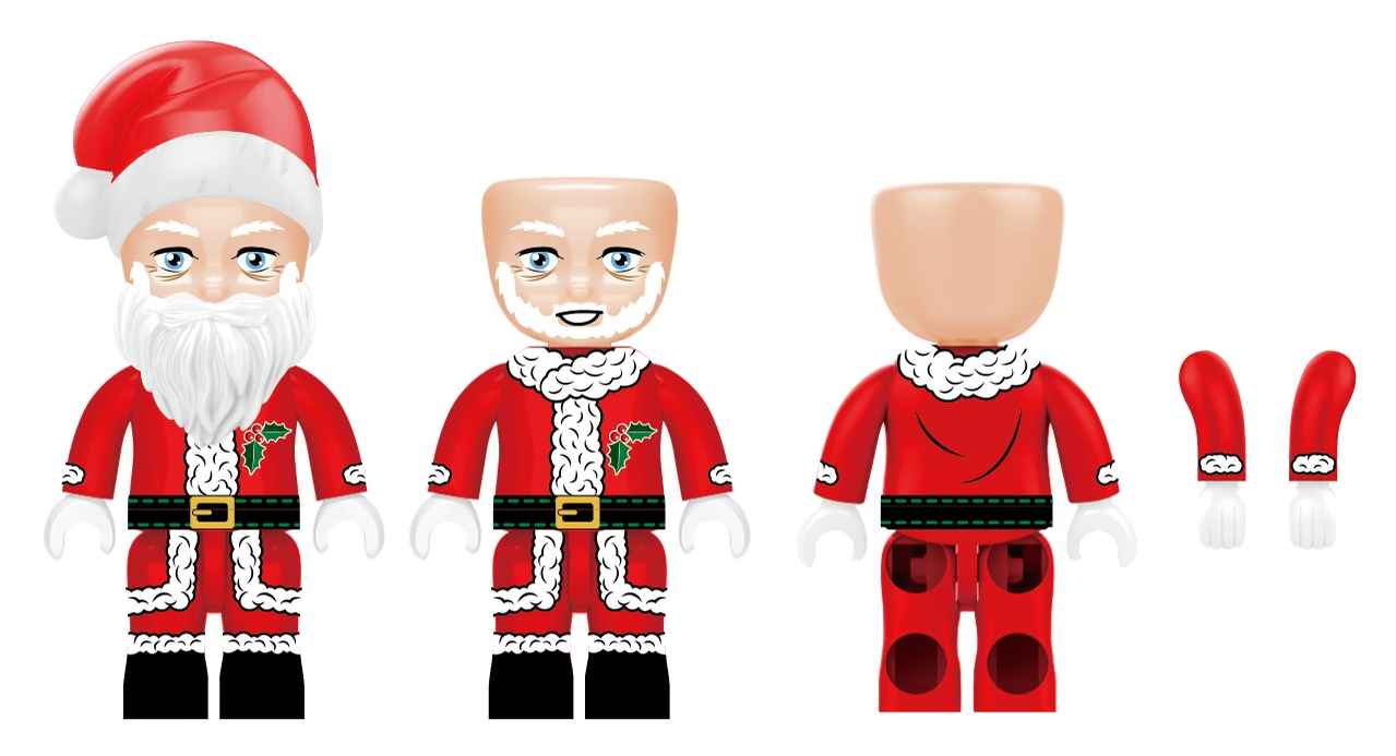 HappyBrixmas KIDDIZ Figuren-Pack: Weihnachtsmann