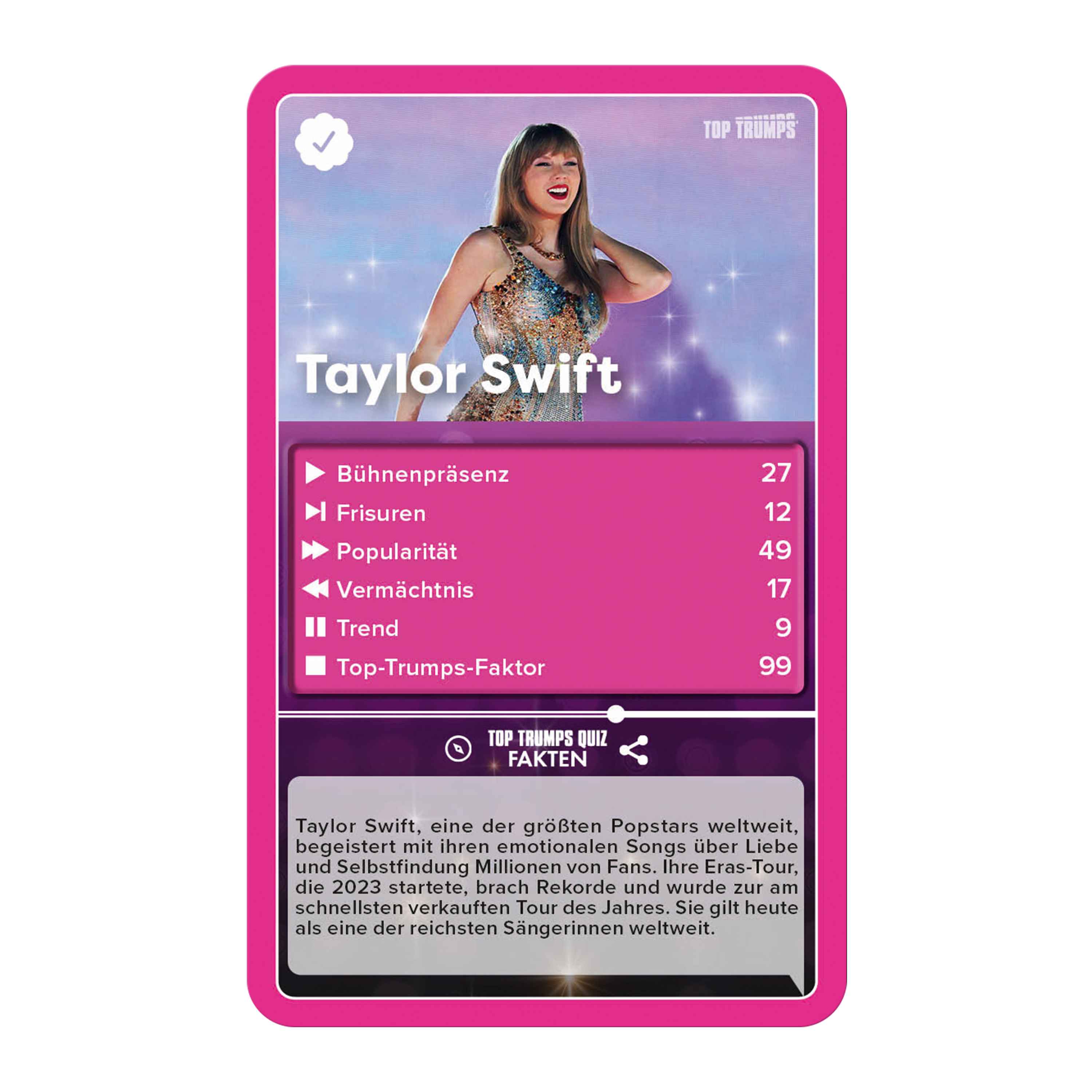 Top Trumps –  Popstars