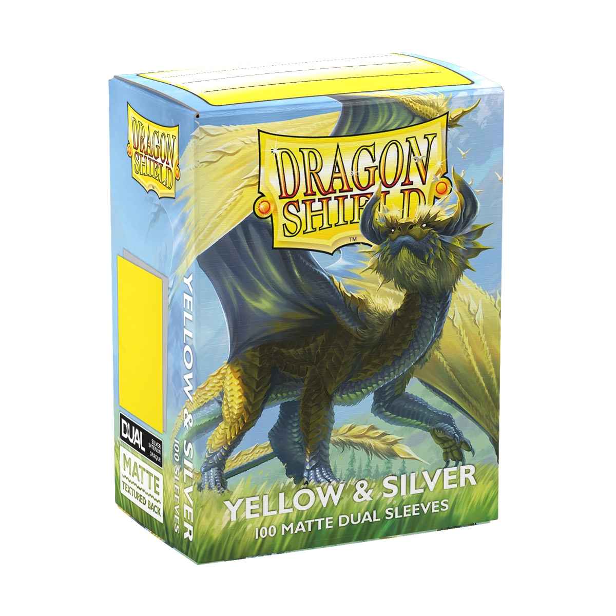 Dragon Shield: Matte – Dual Yellow & Silver(100)