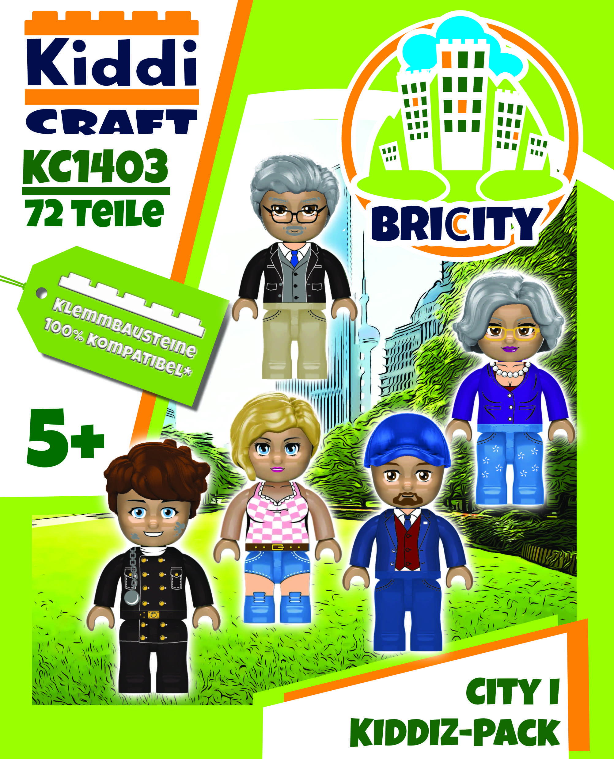 Bricity KIDDIZ Figuren-Pack City I