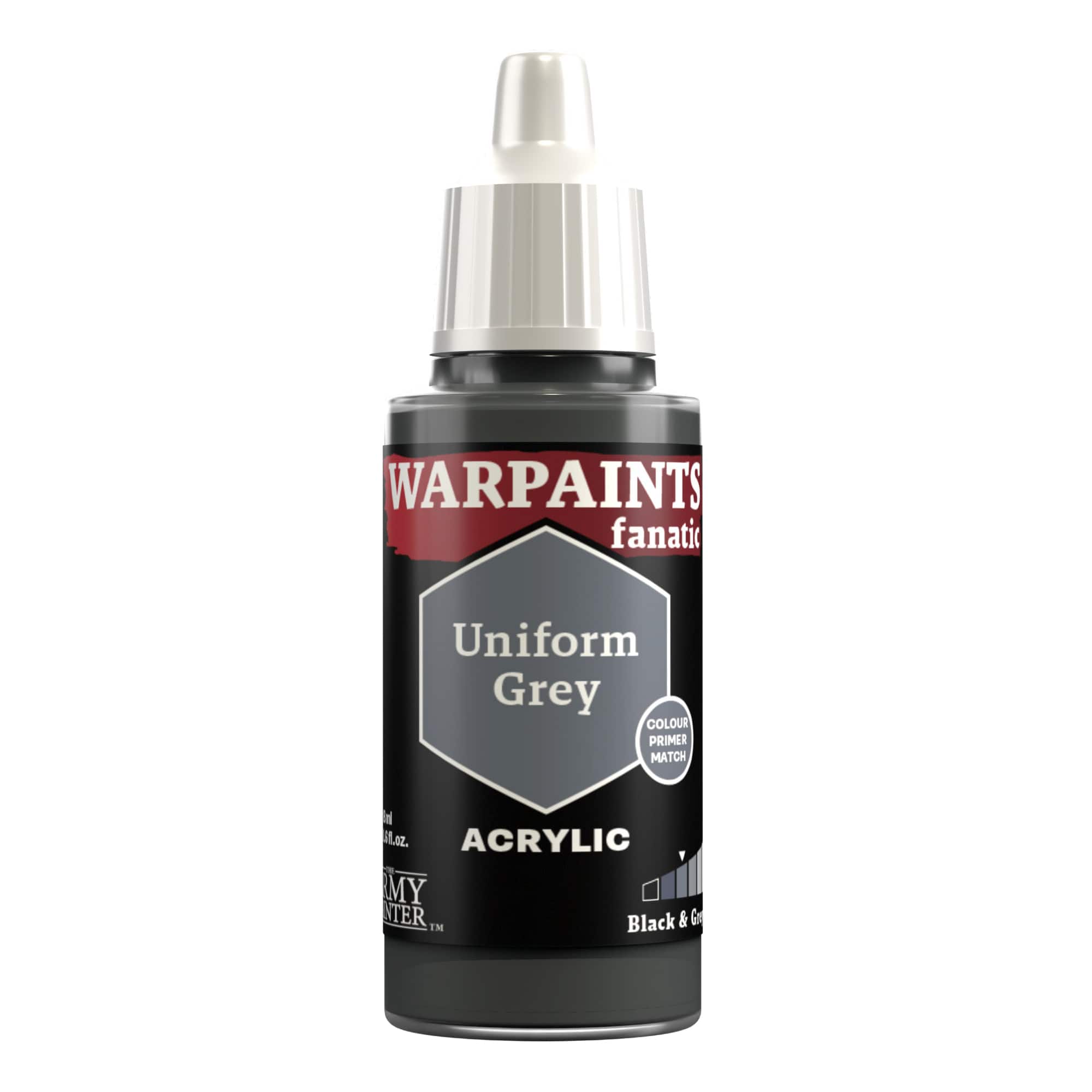 Army Painter Warpaints Fanatic: Uniform Grey (6)