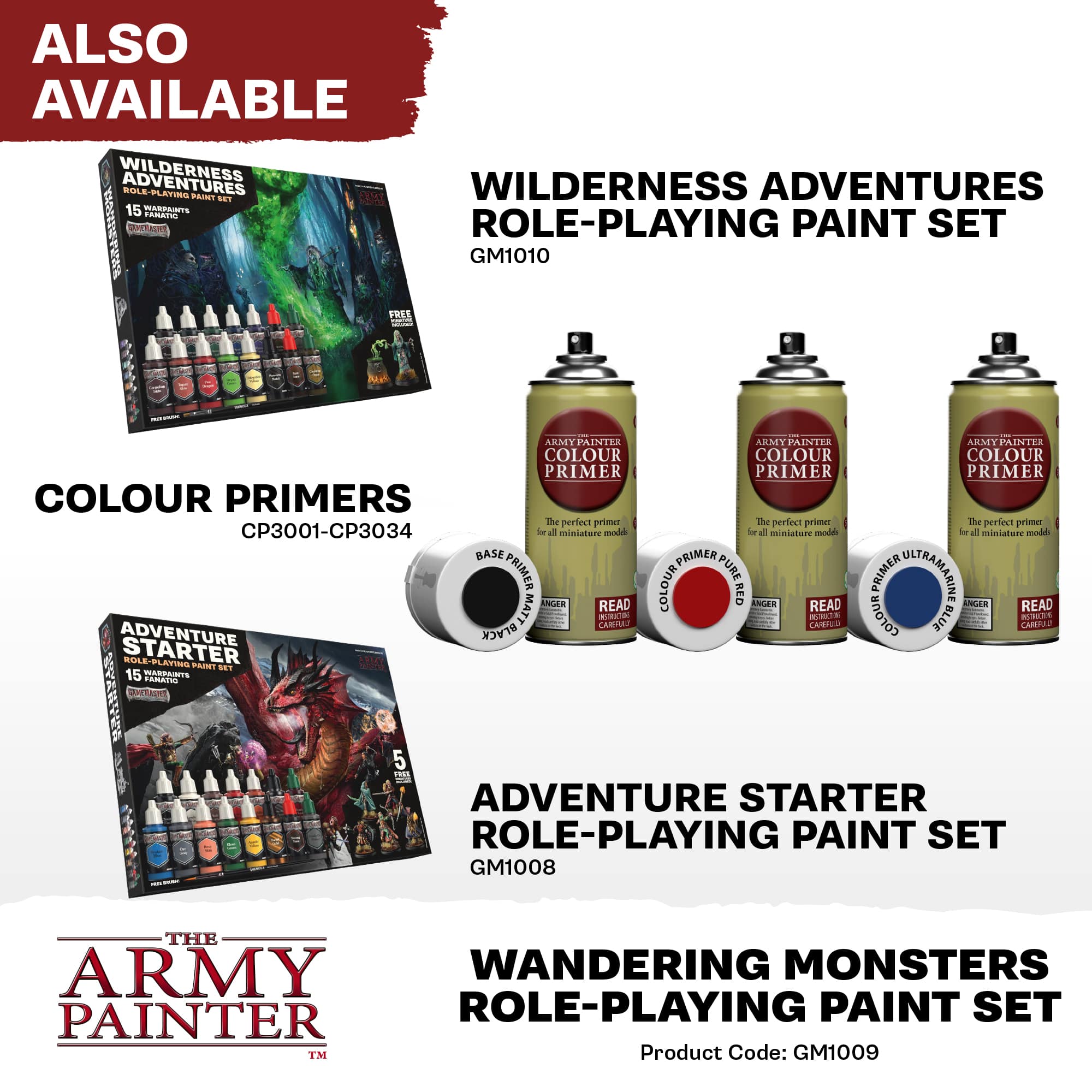 Gamemaster: Wandering Monsters Paint Set