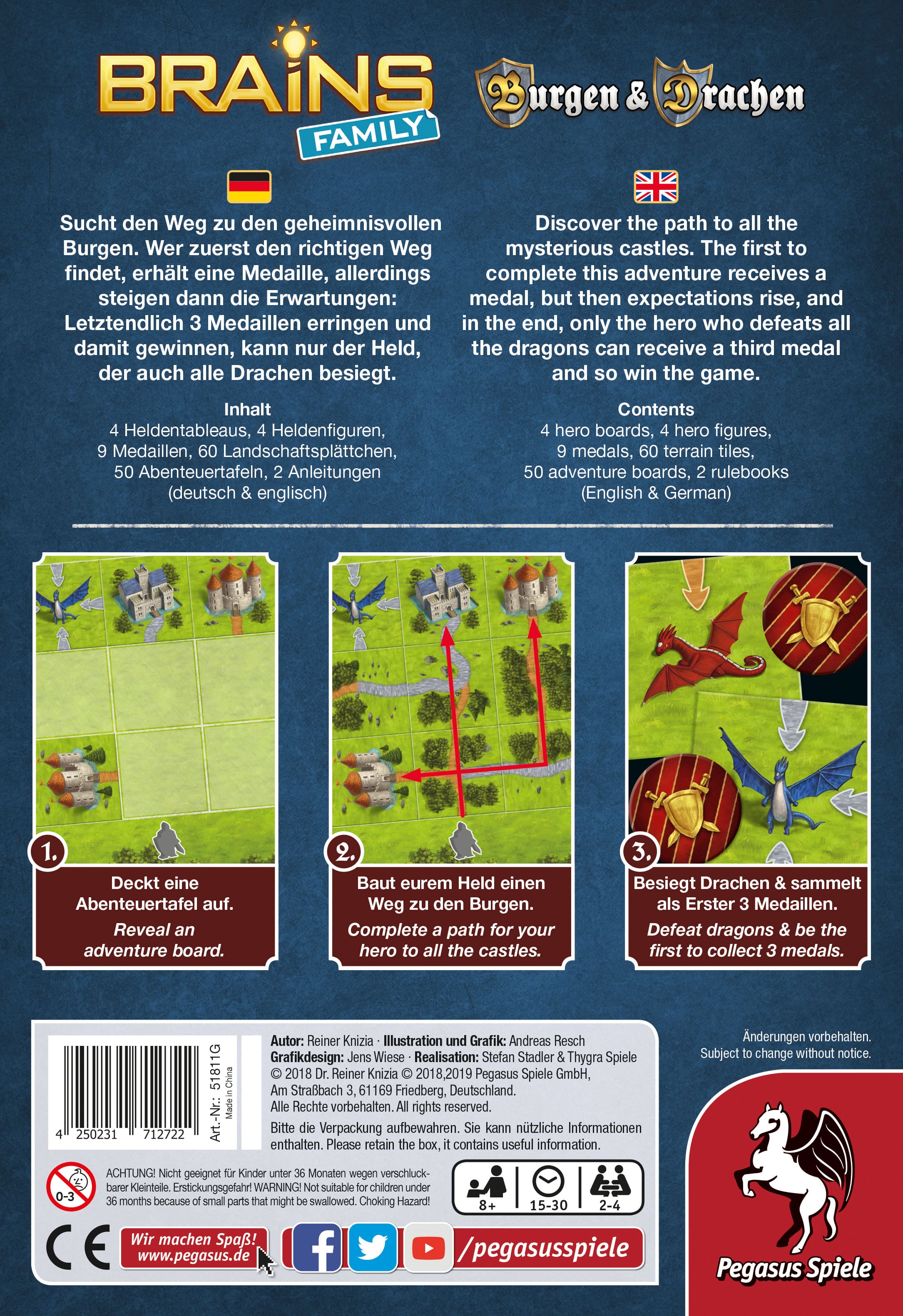 Brains Family - Burgen & Drachen (Castles & Dragons)