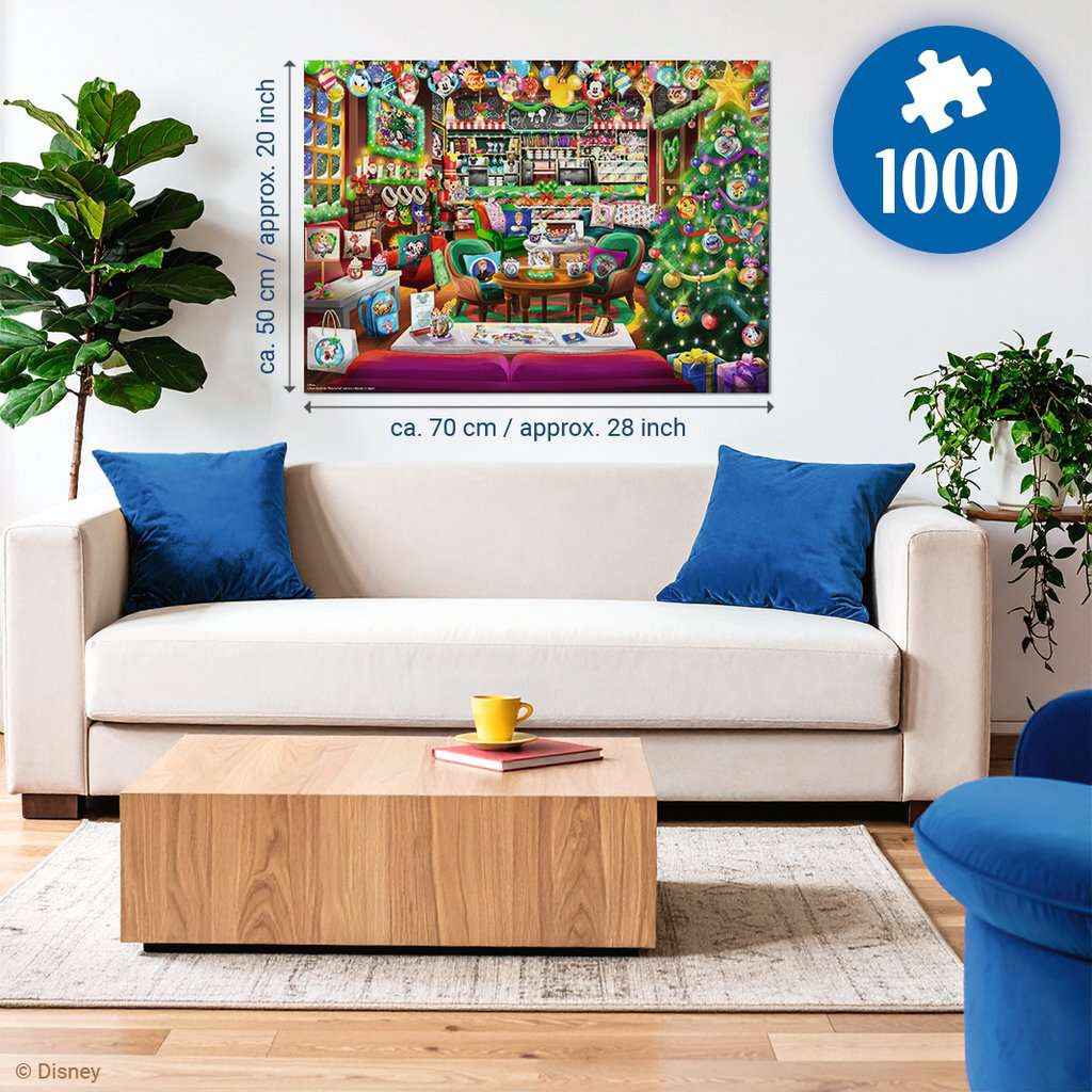 Puzzle: Disney Christmas Cafe (1000 Teile)