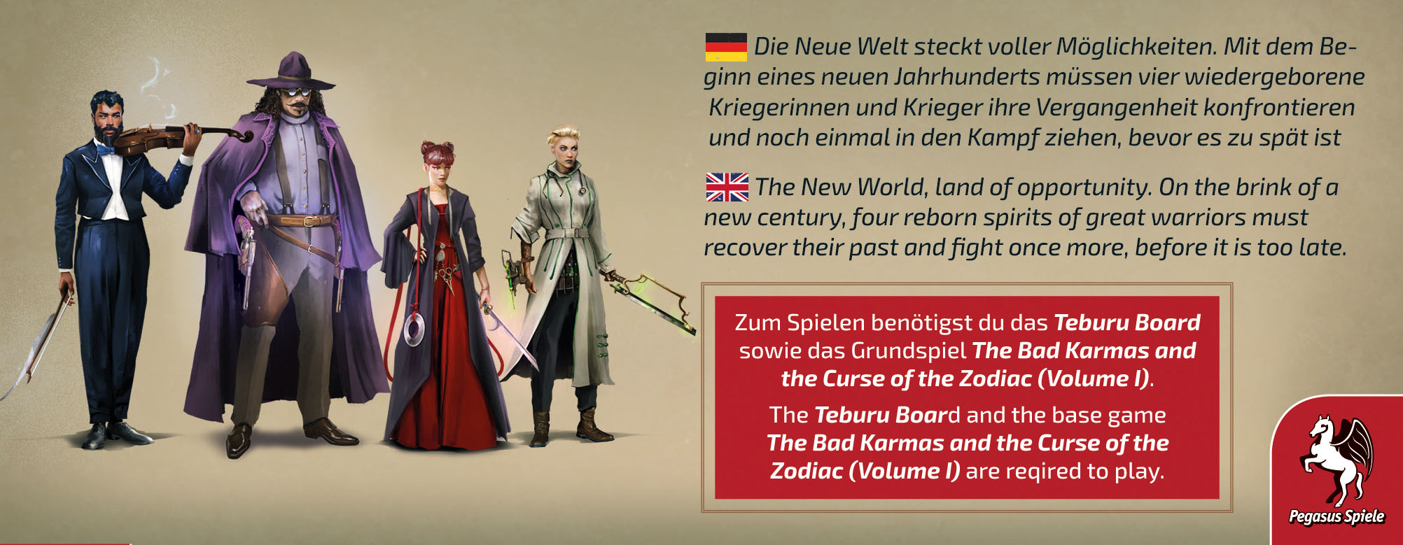 Teburu: The Bad Karmas and the Curse of the Zodiac: The New World Heroes [Erweiterung]