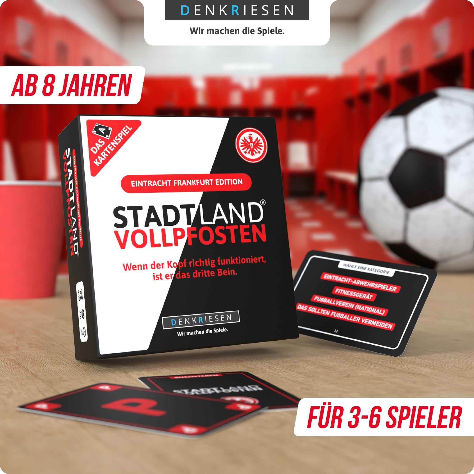 STADT LAND VOLLPFOSTEN – Das Kartenspiel - Eintracht Frankfurt EDITION -