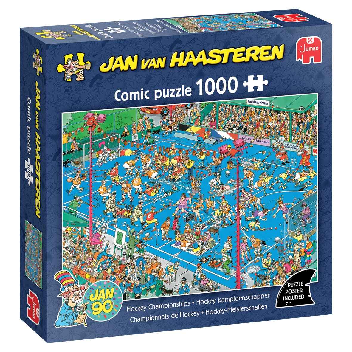 Puzzle: Hockey Championships (Jan van Haasteren) (1000 Teile)