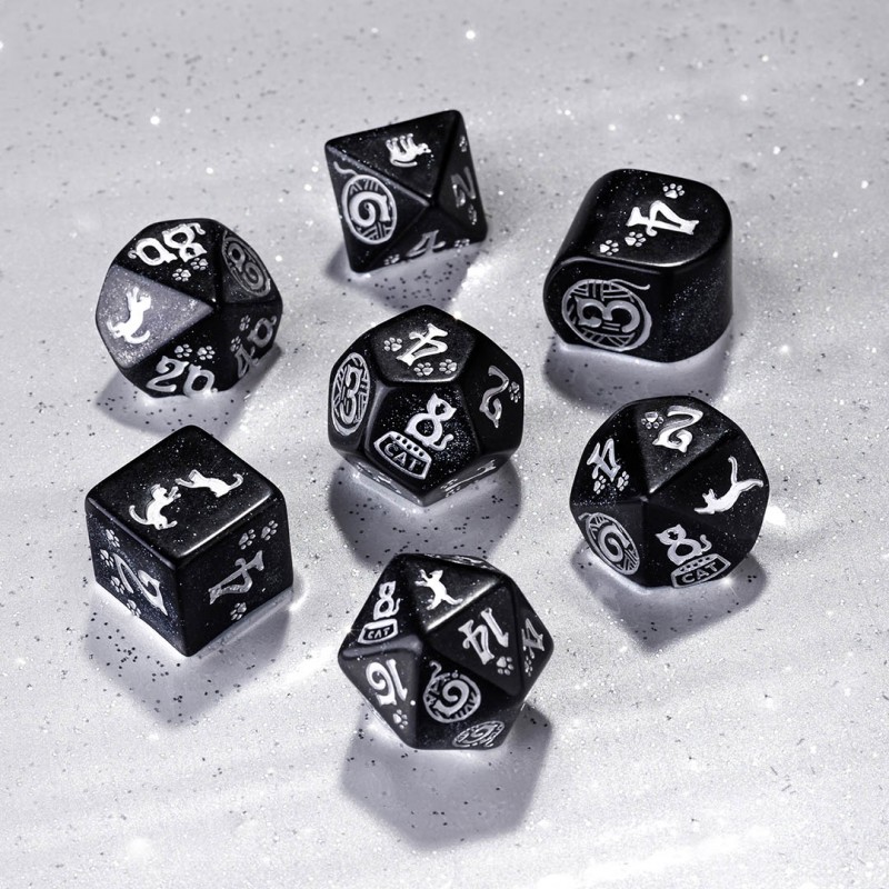 Cats Modern Dice Set: Waffle (7)