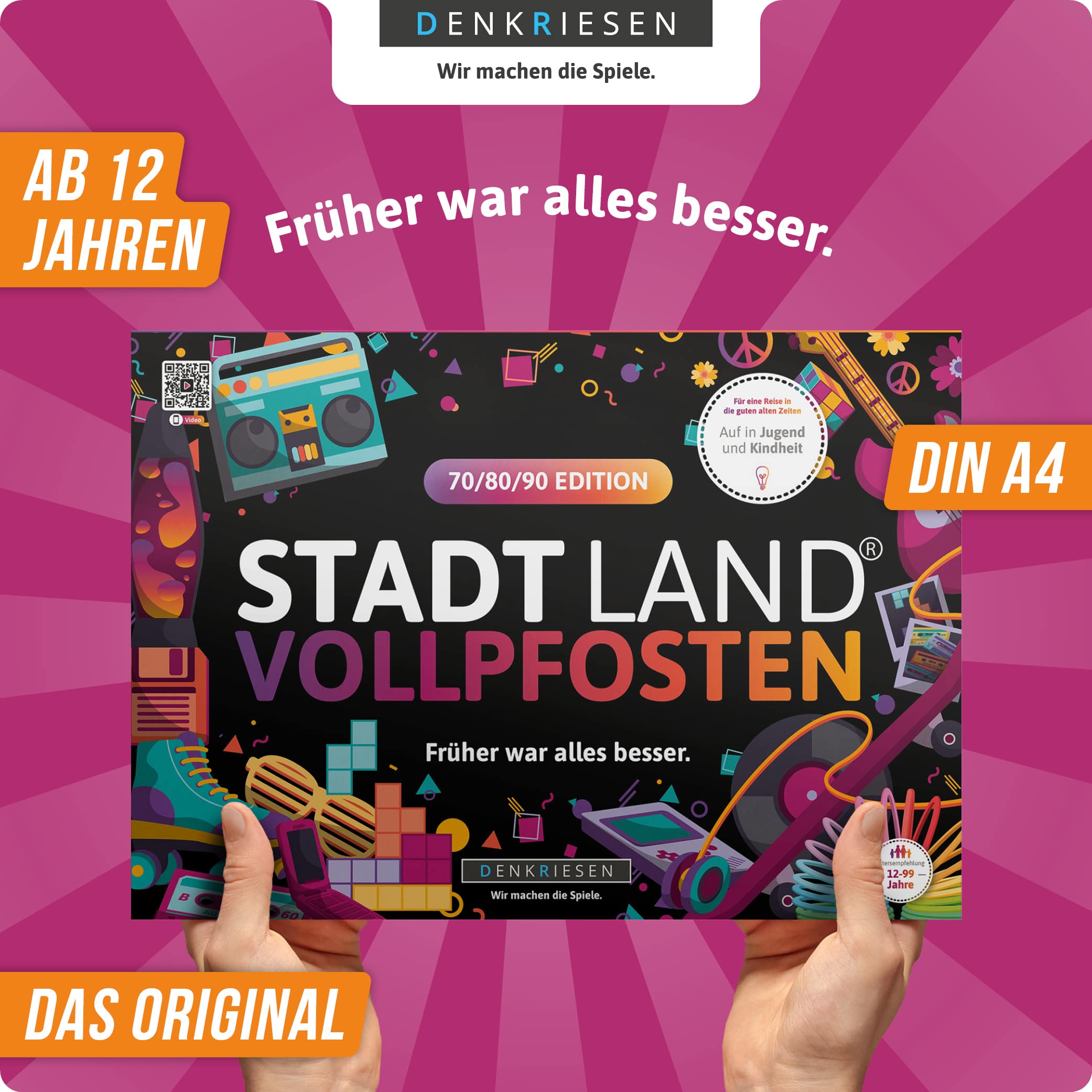 STADT LAND VOLLPFOSTEN – 70/80/90 EDITION - Früher war alles besser (DinA4-Format)