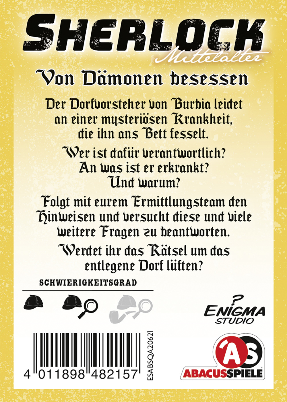 Sherlock Mittelalter – Von Dämonen besessen
