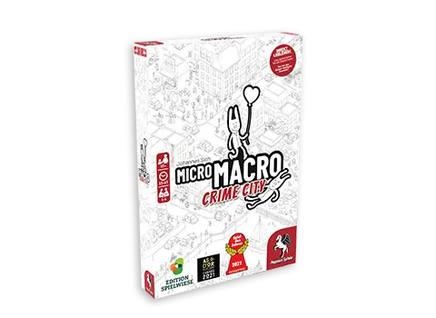Produktgrafik des Brettspiels MicroMacro: Crime City