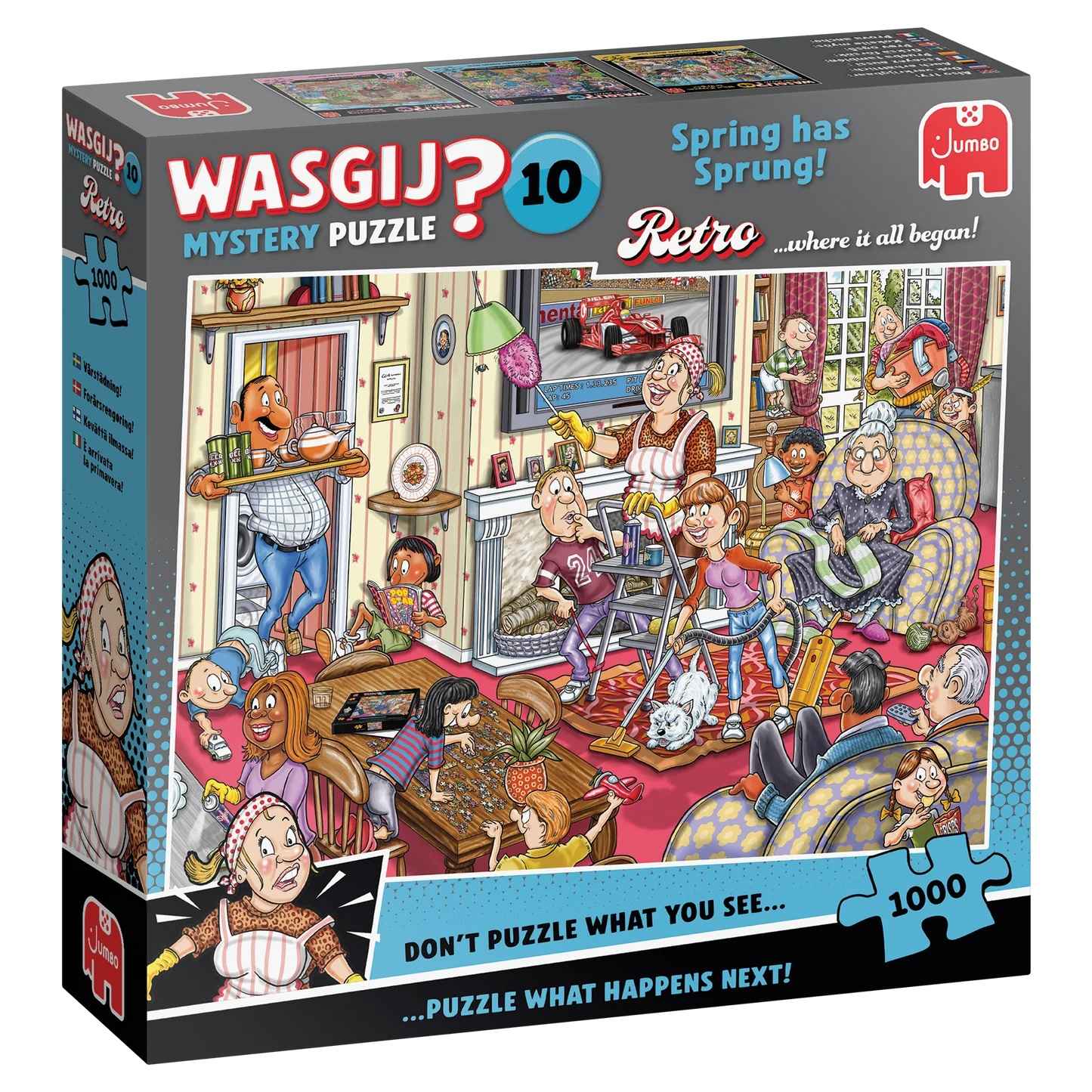 Wasgij Retro Mystery 10: Endlich Frühling (1000 Teile)