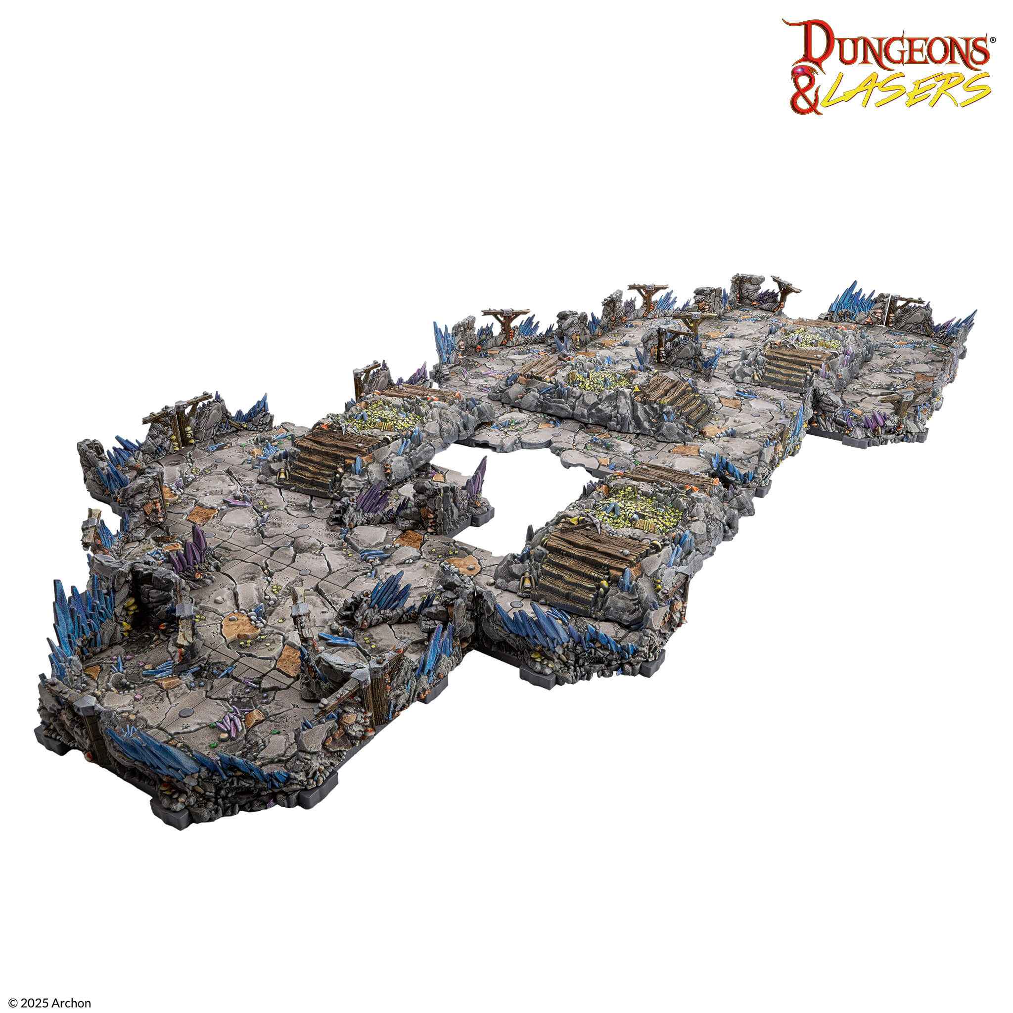 Dungeon&Lasers:Deep Mines: Pre-Painted