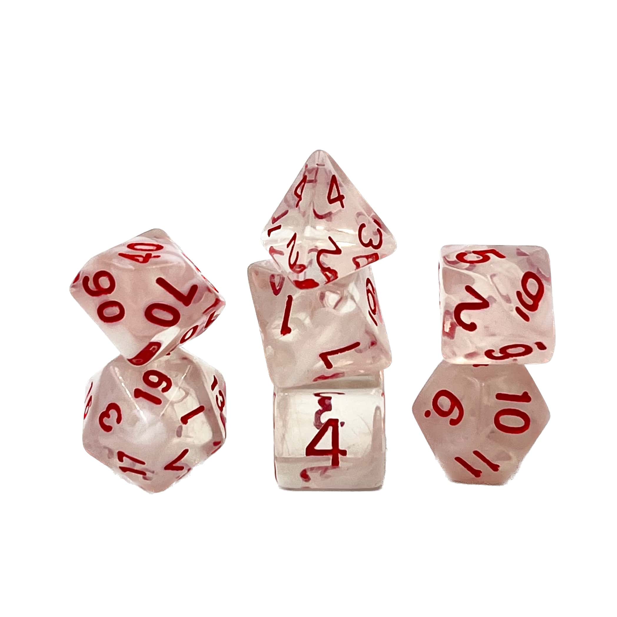 Würfelset Frosted: Red Princess (7)