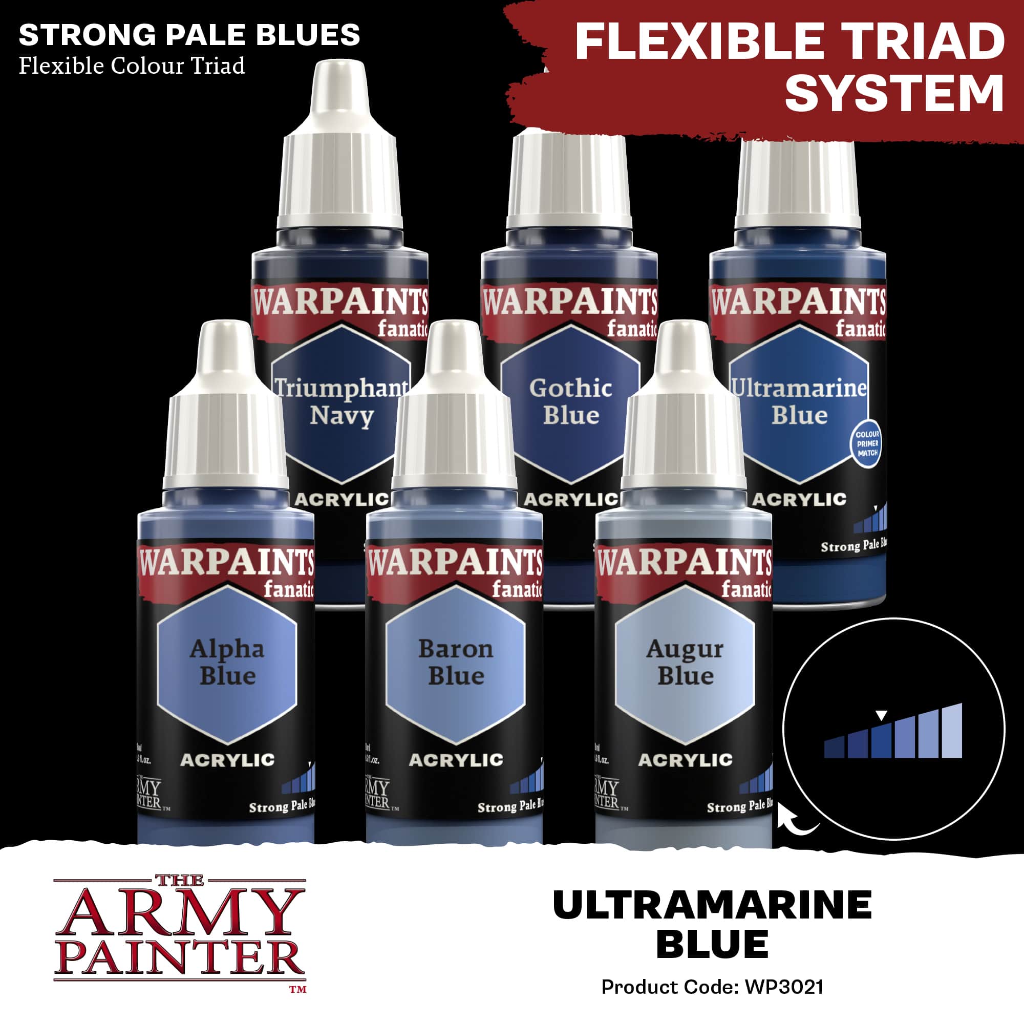 Army Painter Warpaints Fanatic: Ultramarine Blue (6)