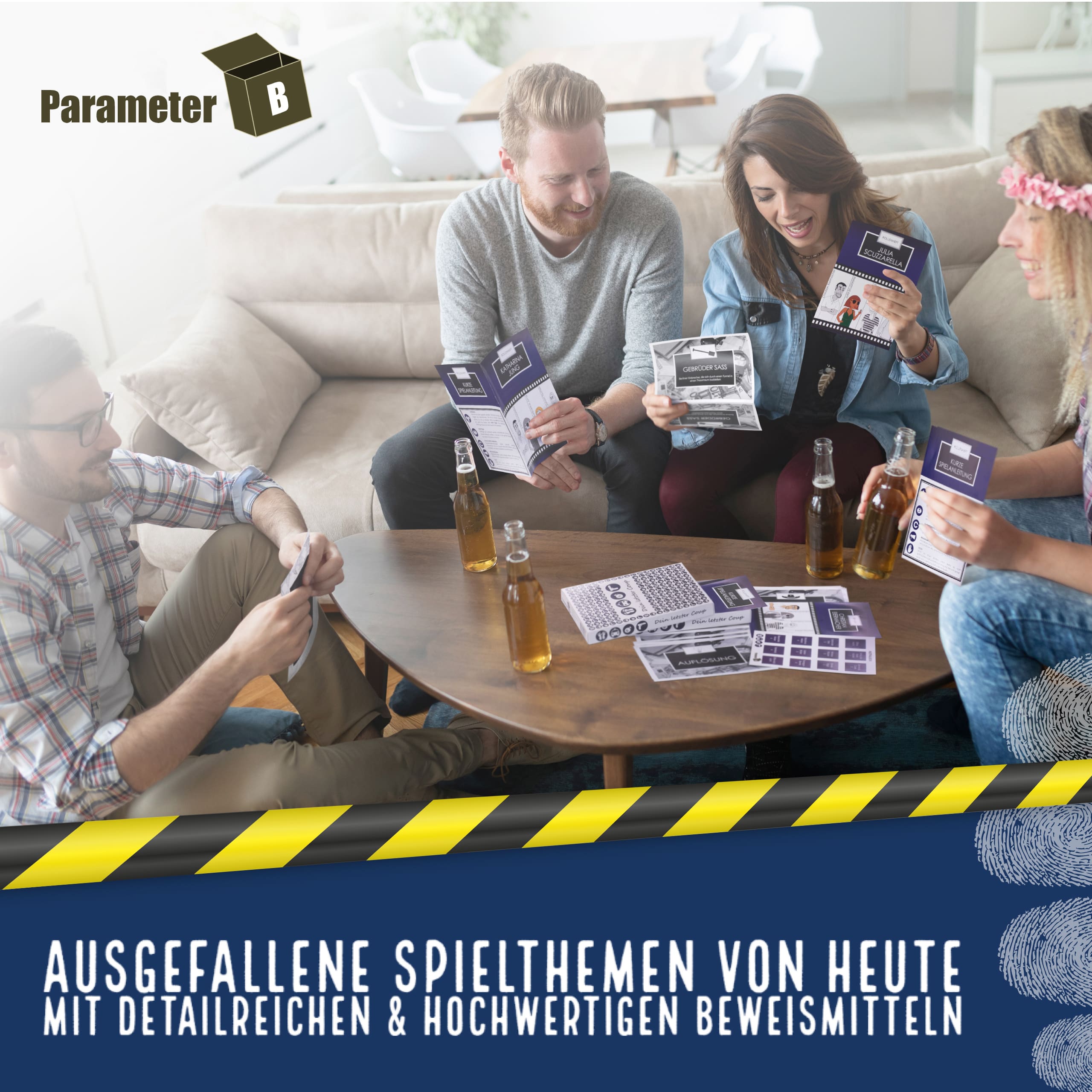 Dein letzter Coup – Krimi-Dinner Spiel für 4 Personen