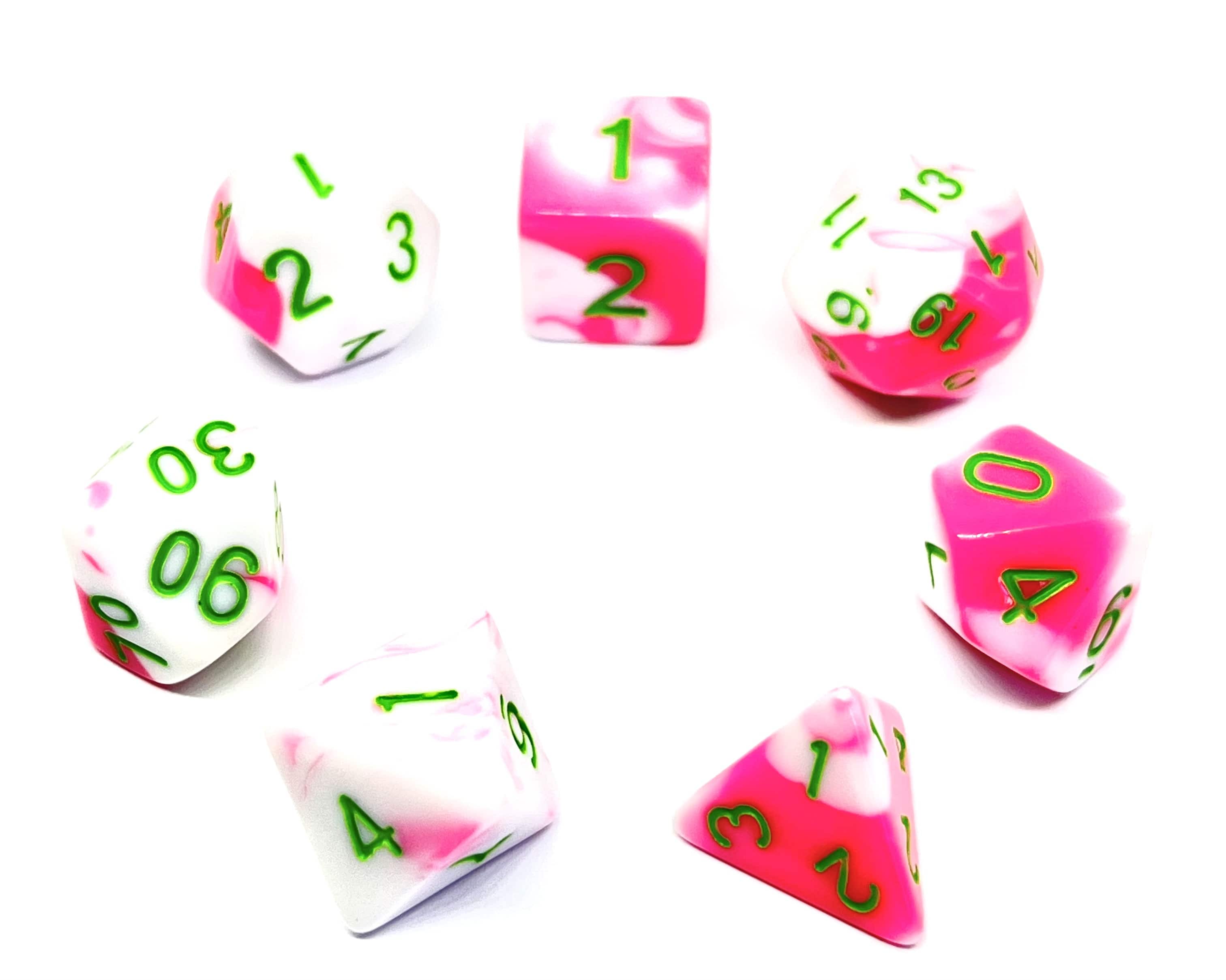 Würfelset: Strawberry Pink (7)