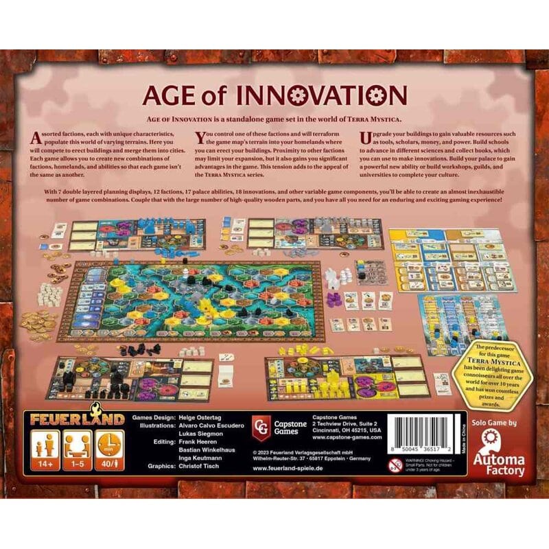 Age of Innovation – A Terra Mystica Game (englisch)