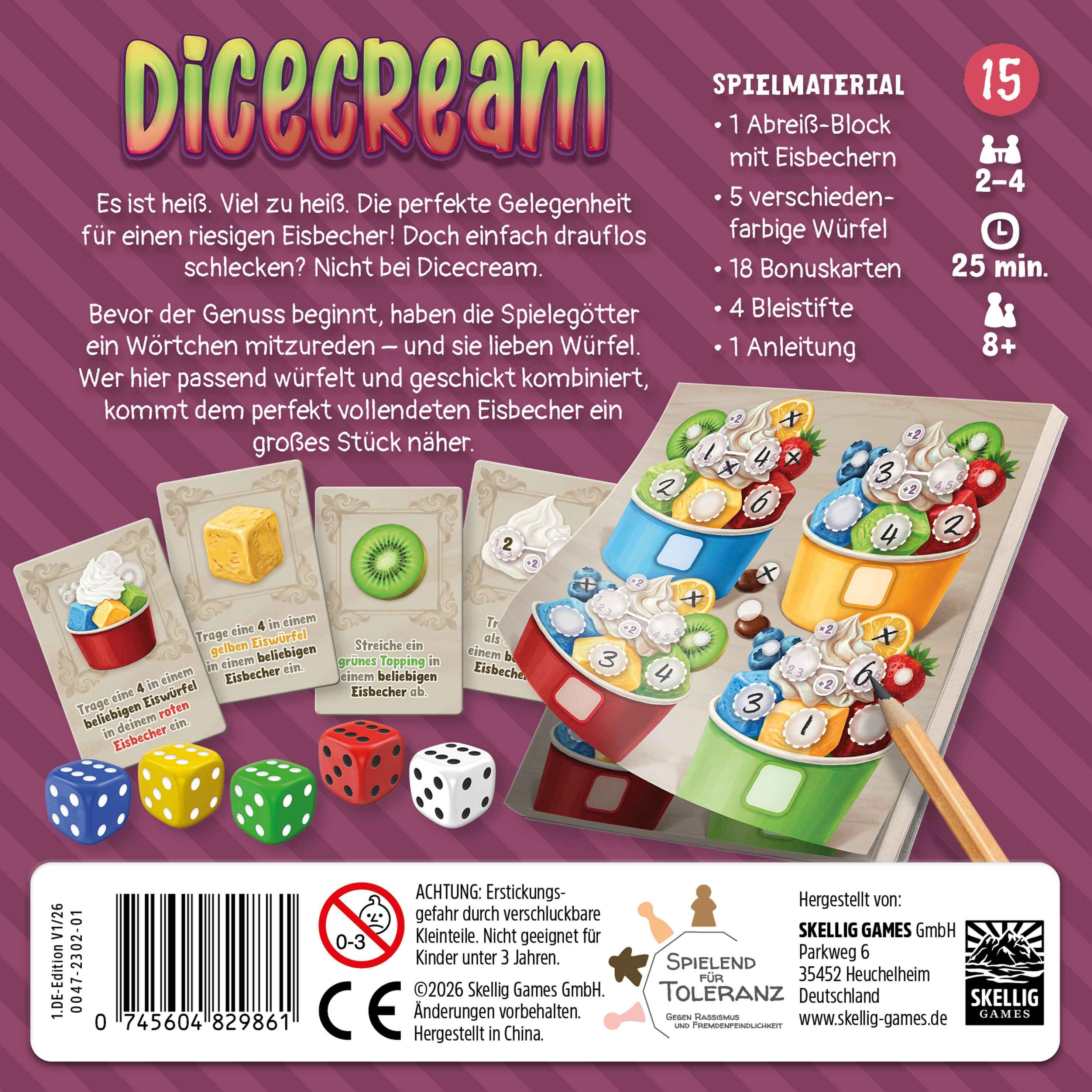 Dicecream