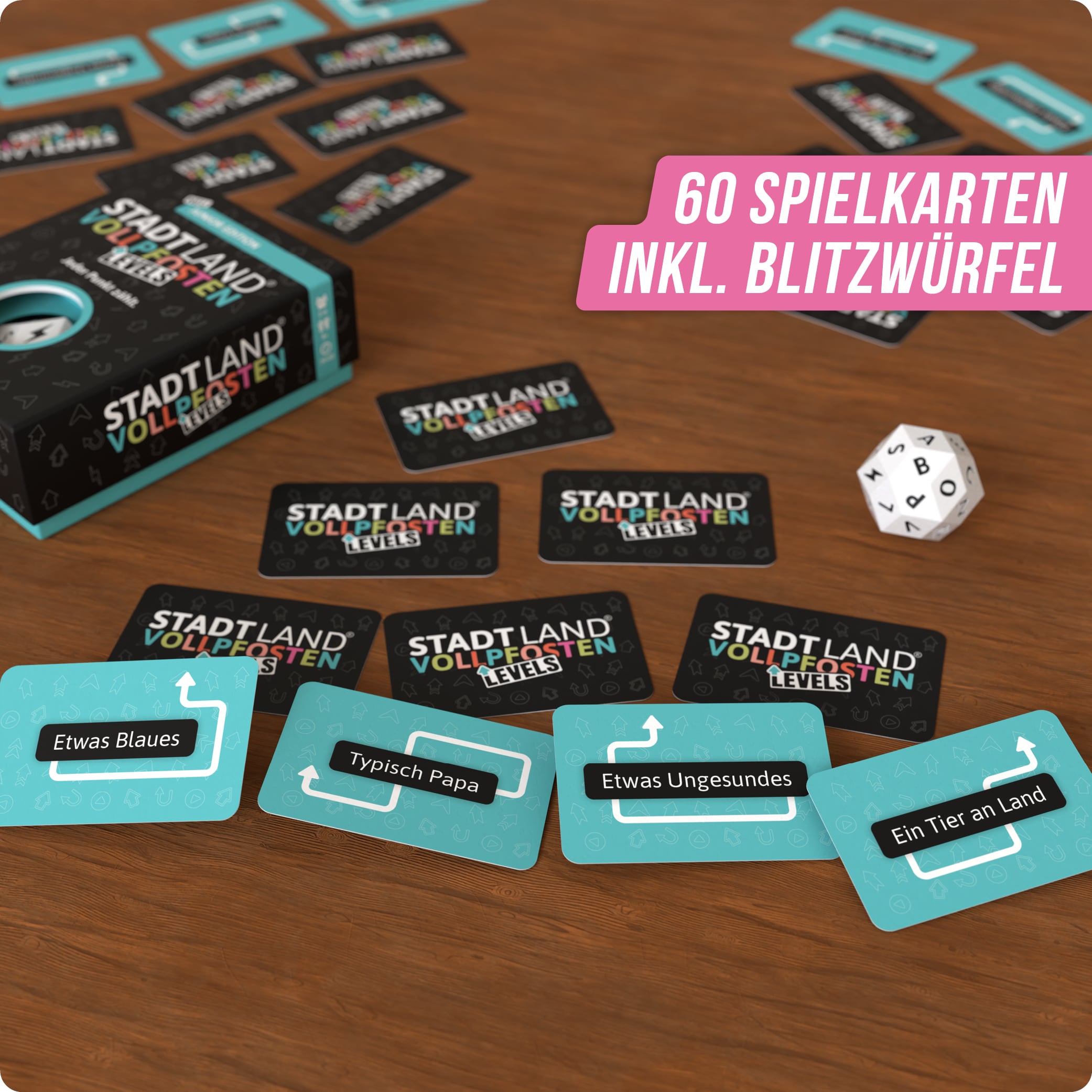 STADT LAND VOLLPFOSTEN – Levels – JUNIOR EDITION - "Jeder Punkt zählt."