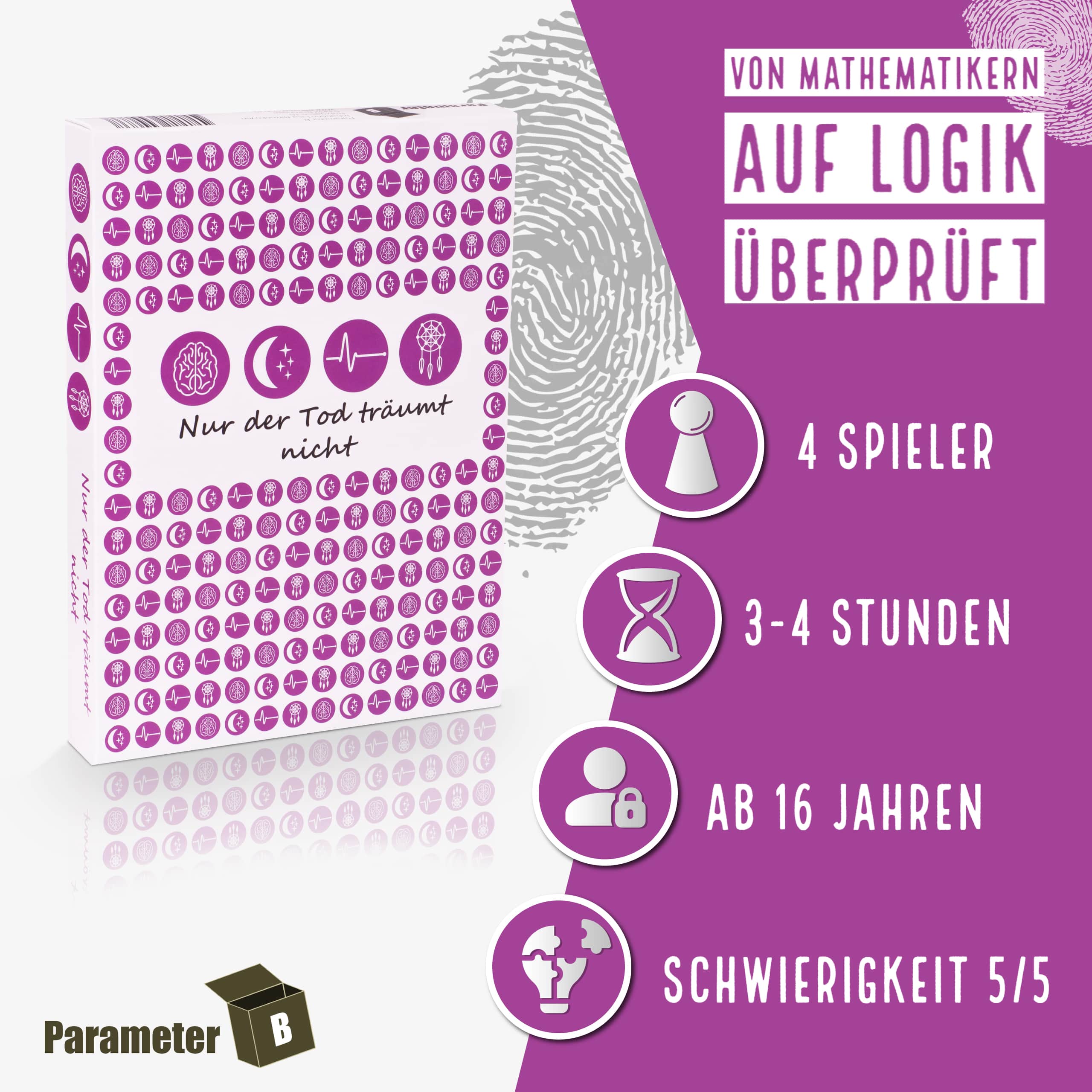 Nur der Tod träumt nicht – Krimi-Dinner Spiel für 4 Personen