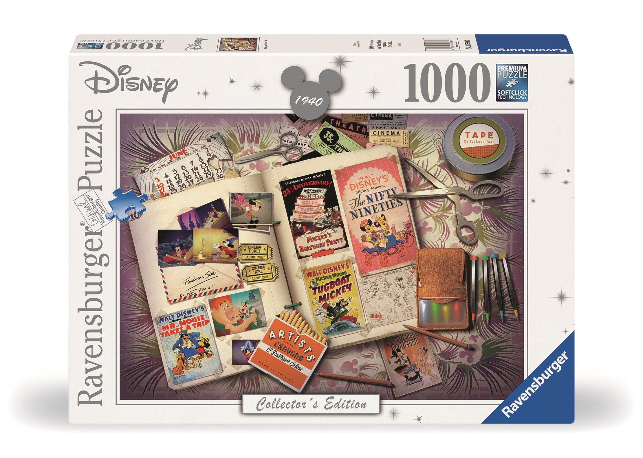 Puzzle: 1940 Mickey Anniversary (1000 Teile)
