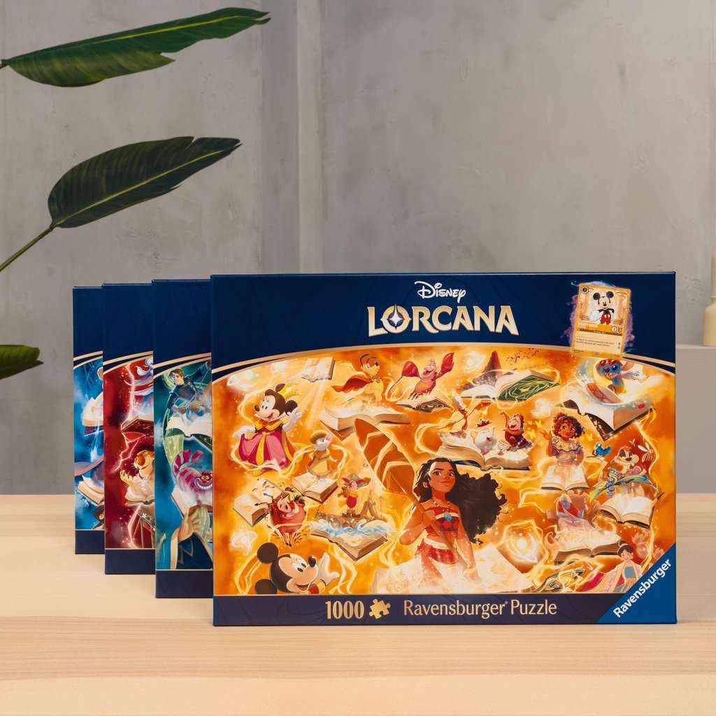 Puzzle: Disney Lorcana – Glimmers of the Realm: Amber (1000 Teile)