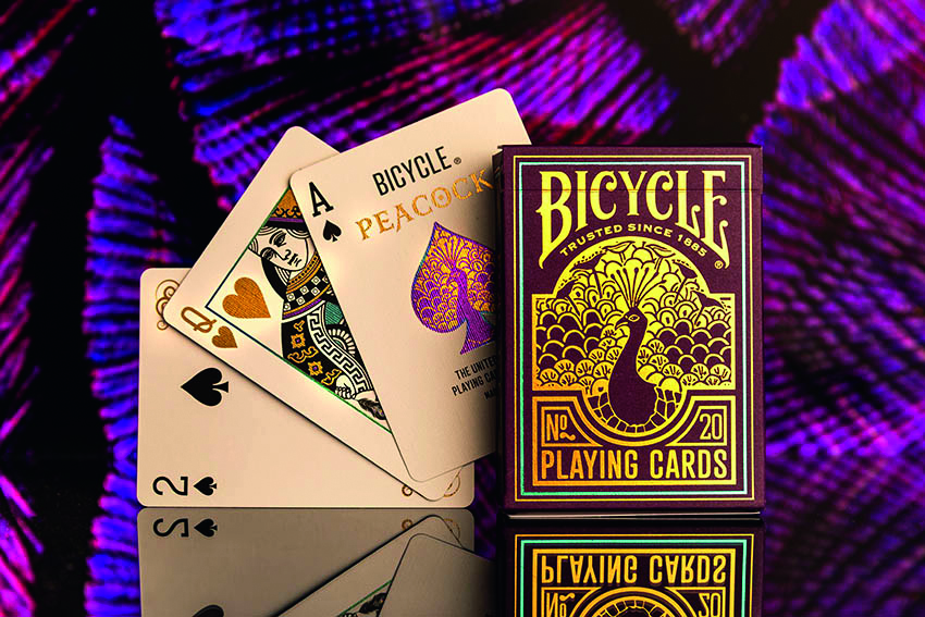 Bicycle Purple Peacock