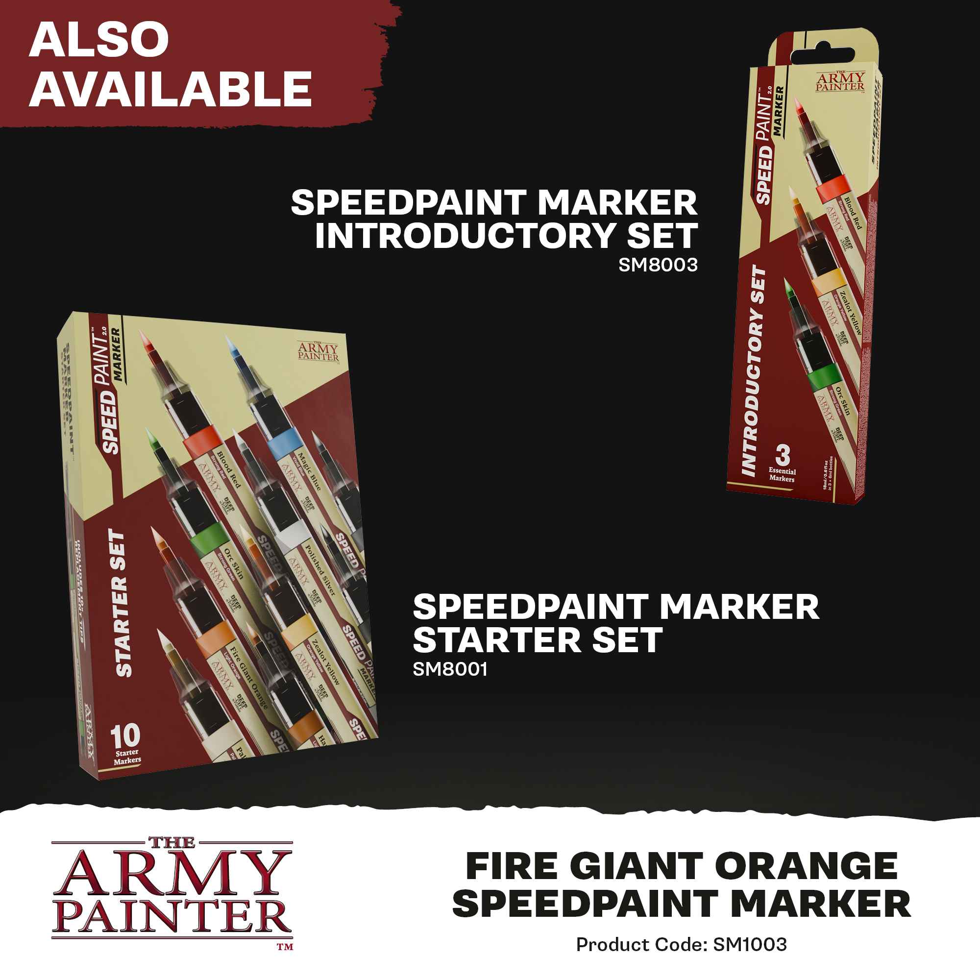 Army Painter Speedpaint: Marker Fire Giant Orange (6)