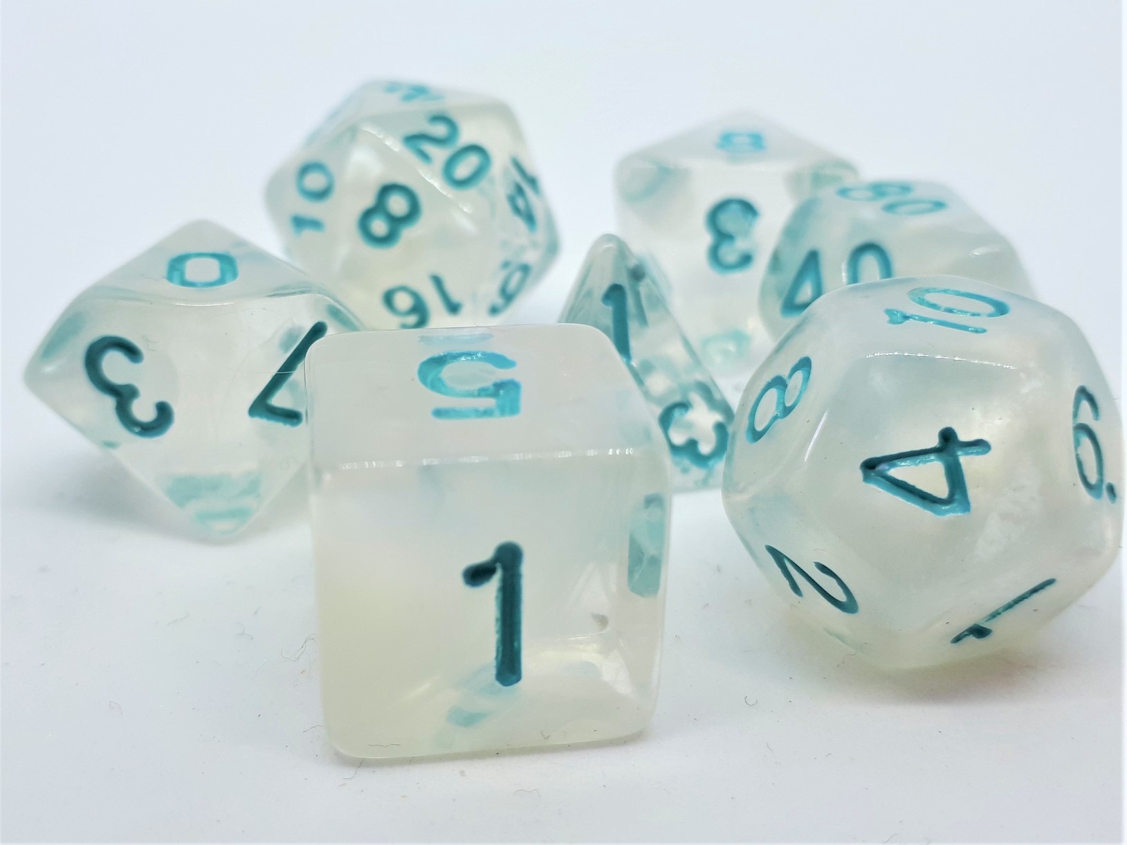 Würfelset Transparent: Frosted Princess (7)