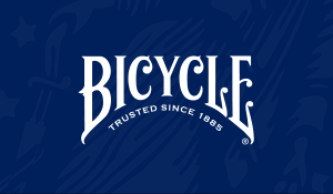 Bicycle Logo auf blauem Hintergrund