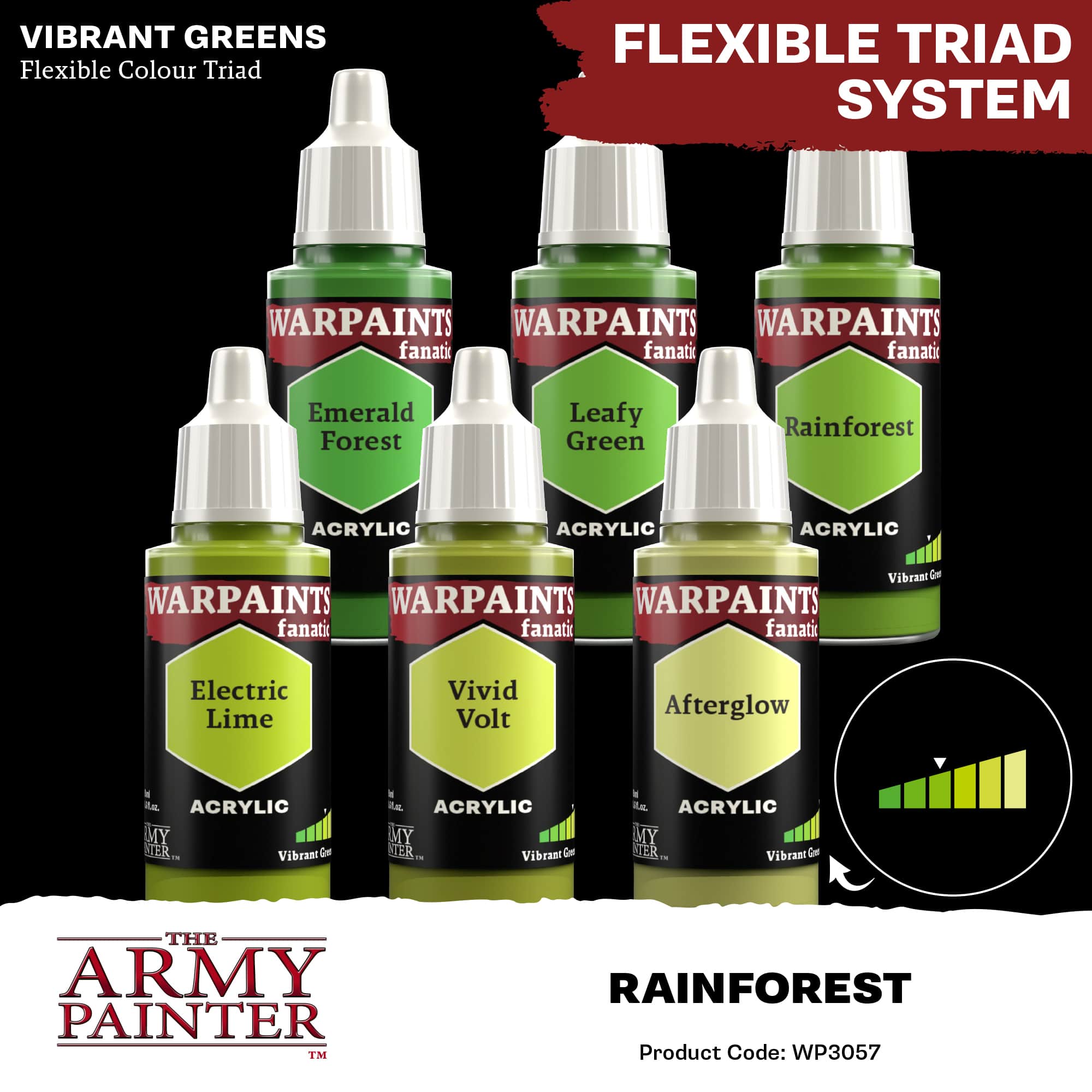 Army Painter Warpaints Fanatic: Rainforest (6)