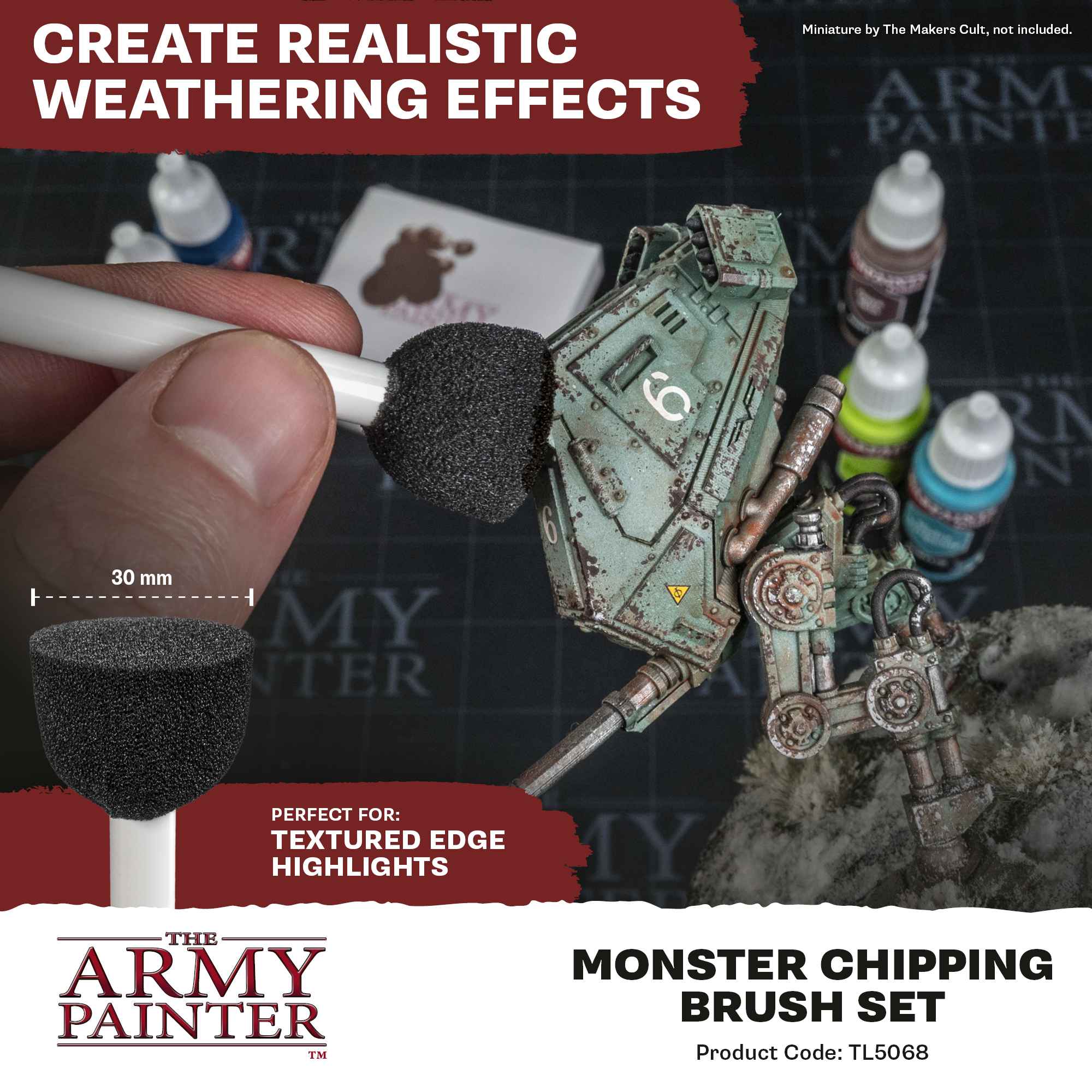 Army Painter - Monster Chipping Brush Set