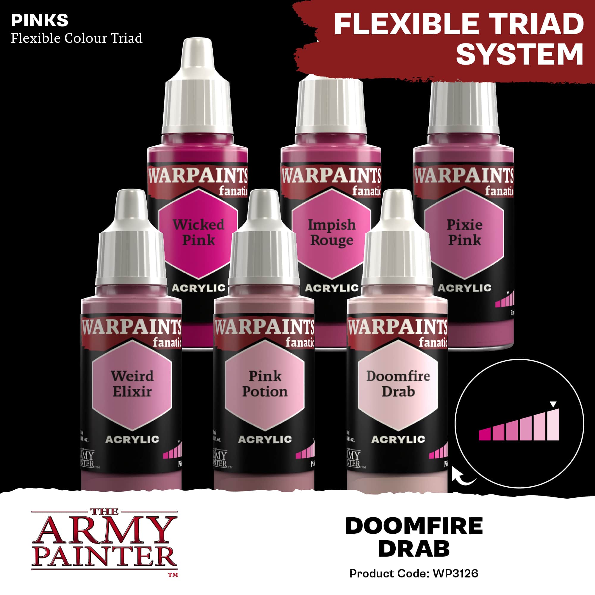 Army Painter Warpaints Fanatic: Doomfire Drab (6)