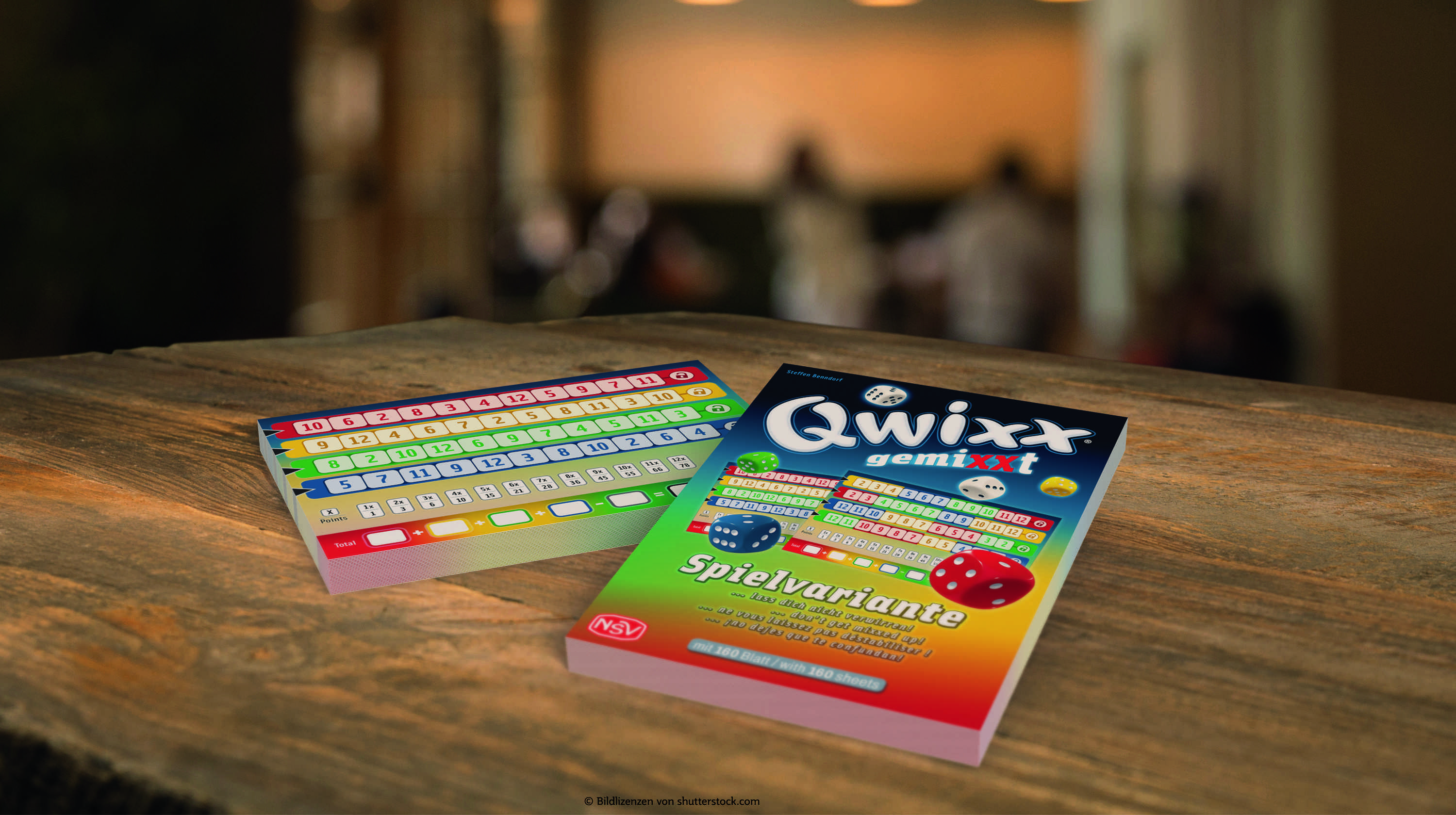 Qwixx Gemixxt - Zusatzblöcke (Neuauflage im XL-Format)