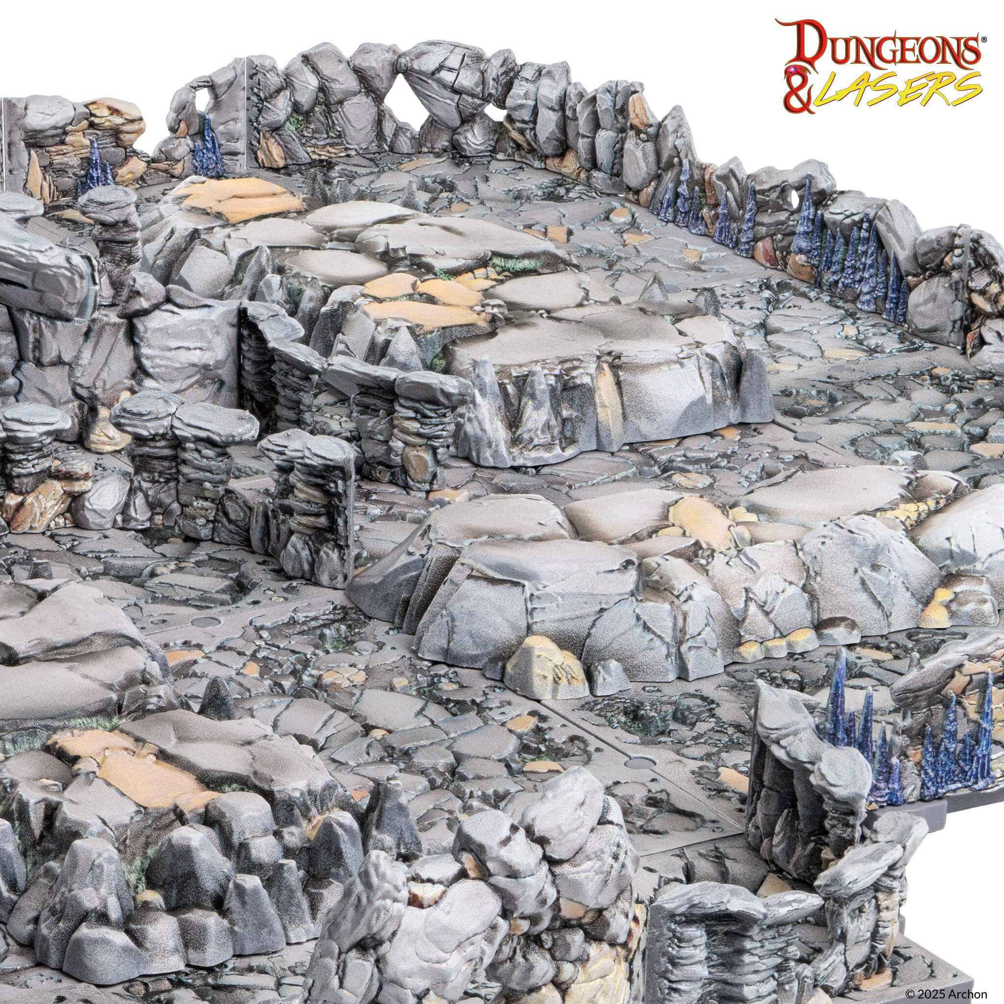 Dungeon&Lasers: Rocky Caves: Pre-Painted