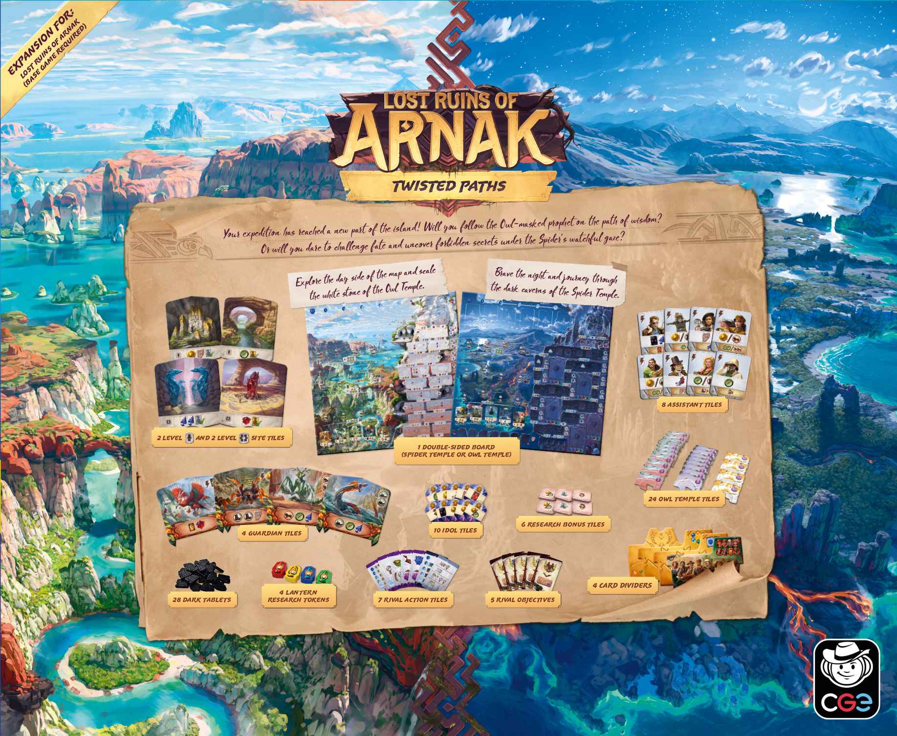 Lost Ruins of Arnak: Twisted Paths [Expansion]