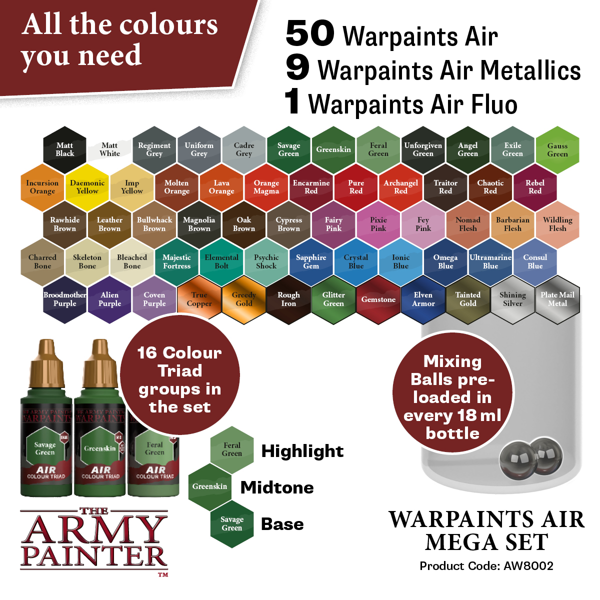Army Painter – Air Mega Set