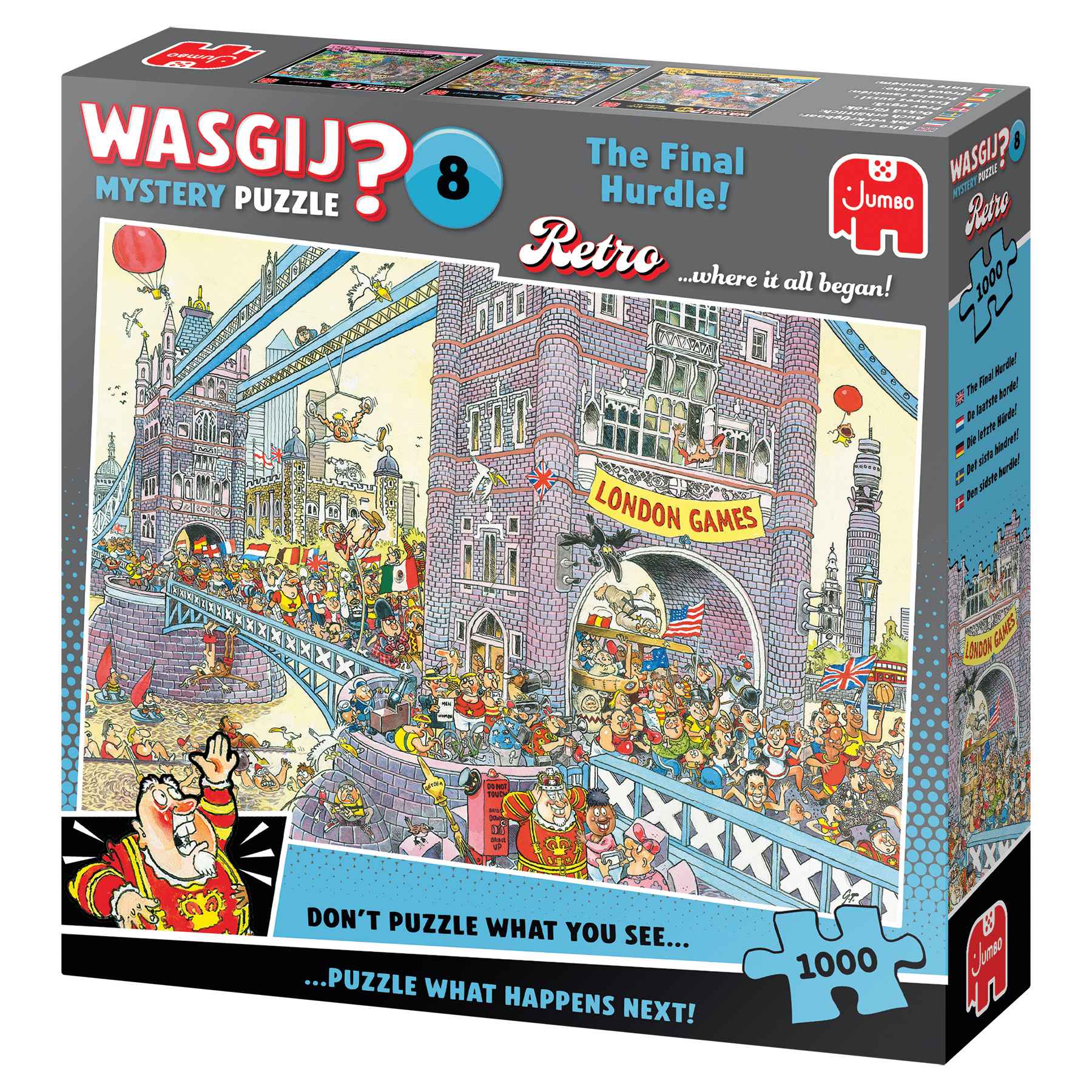 Wasgij Retro Mystery 8: Die letzte Hürde (1000 Teile)