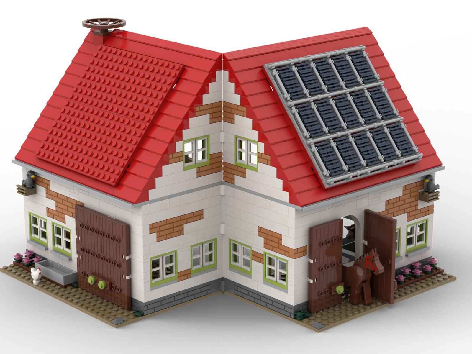 Brickfarm Bauernhof Stall