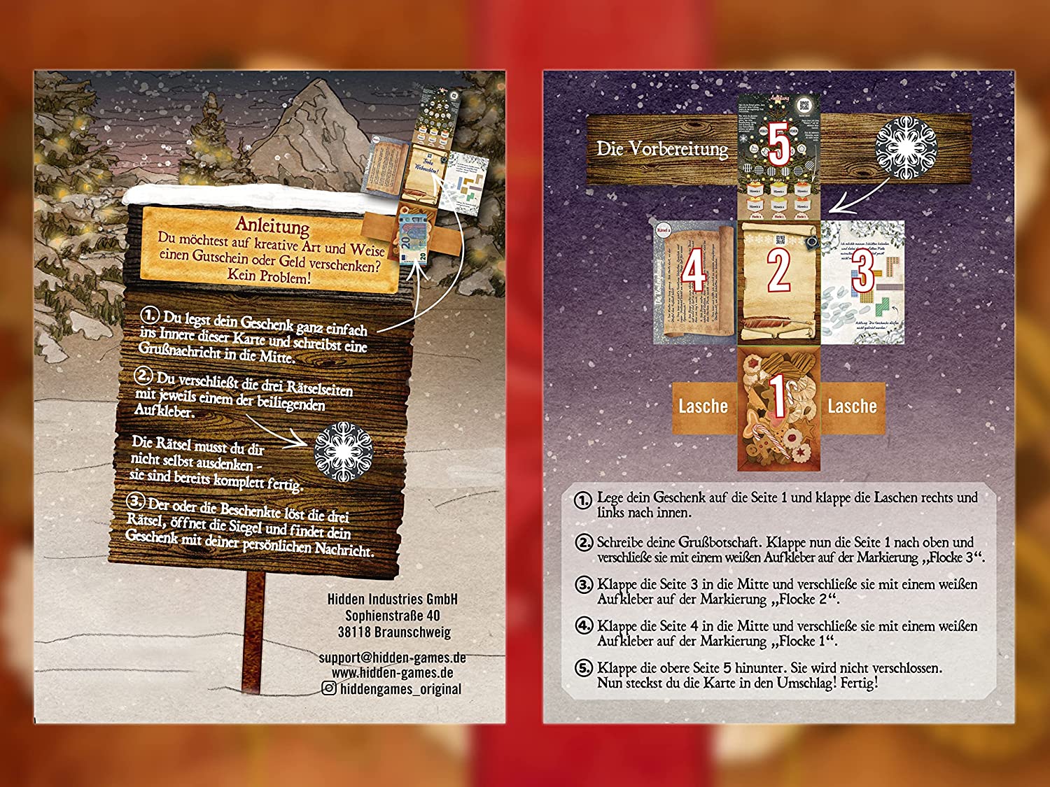 Hidden Games: Rätselhafte Weihnachten Rätselkarte