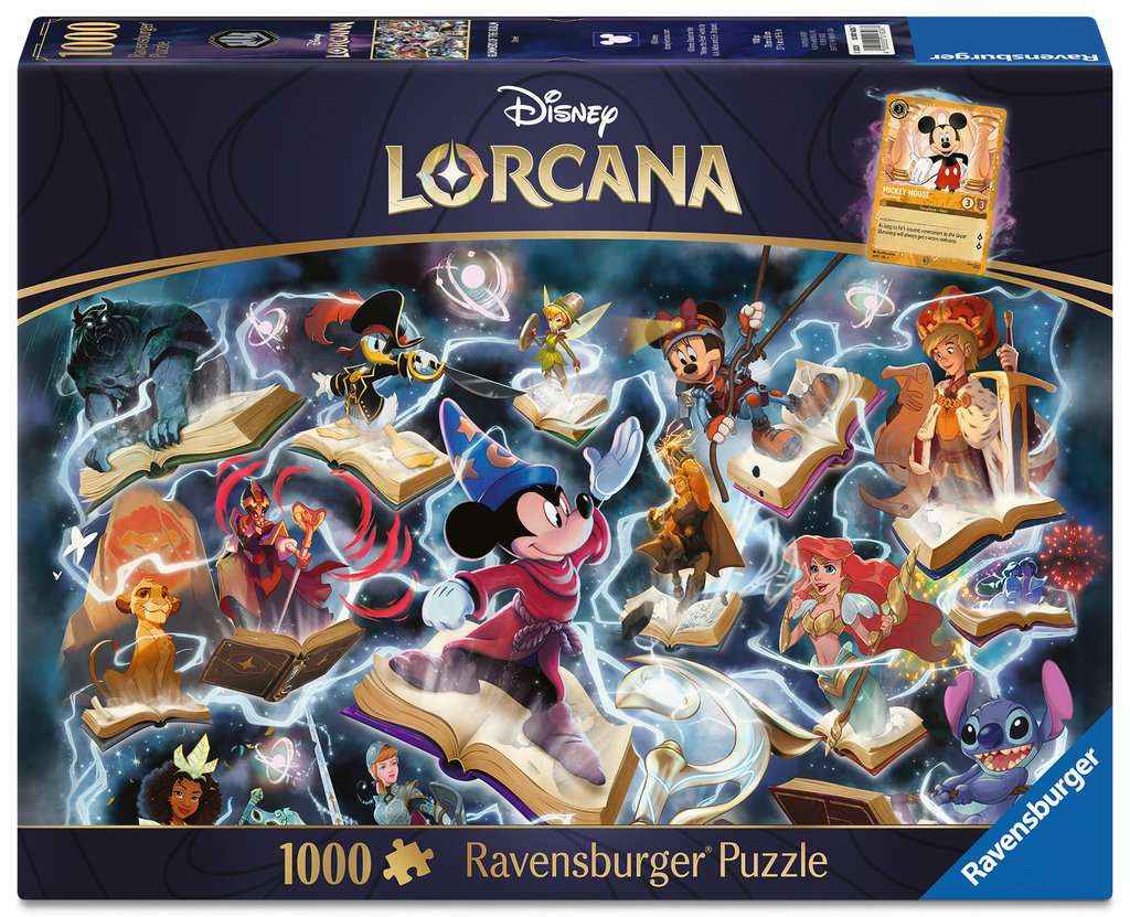 Puzzle: Disney Lorcana – Glimmers of the Realm: Steel (1000 Teile)