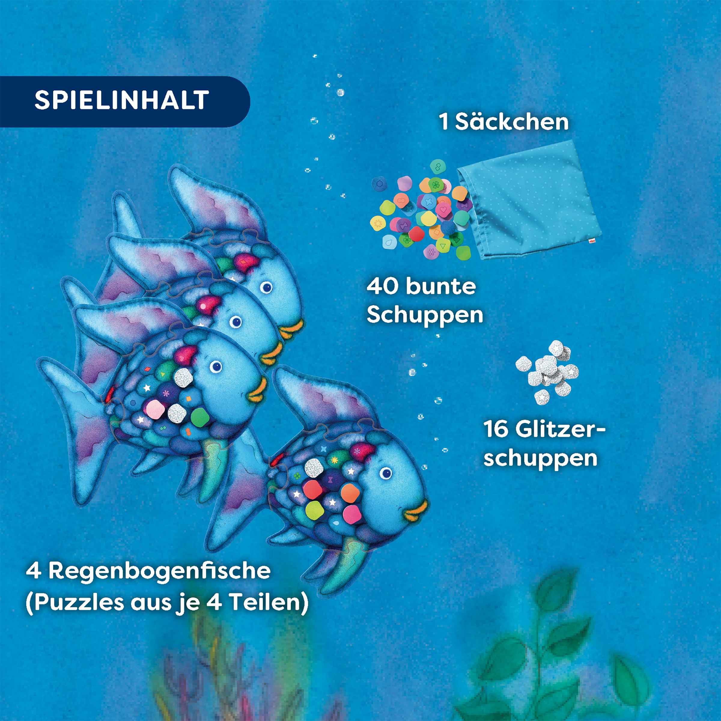 Der Regenbogenfisch – Glitzer-Bingo