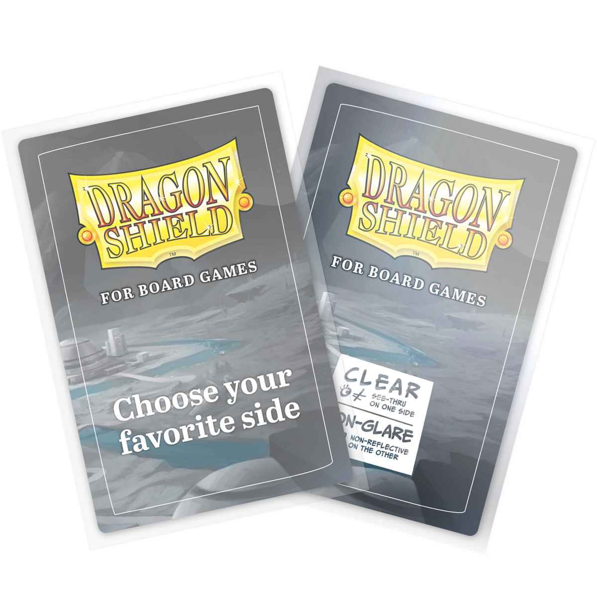 Dragon Shield: Board Game Sleeves Clear/NonGlare – Extra large (100)